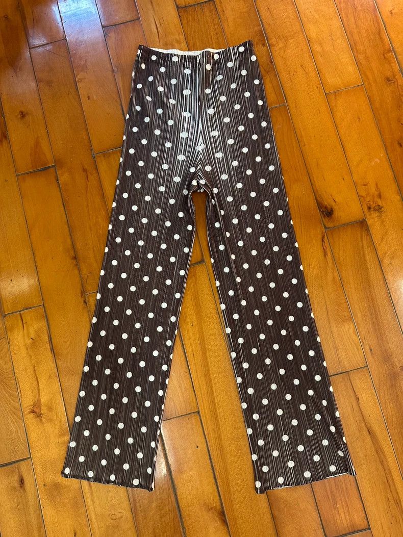Issey Miyake Pleats Please Issey Miyake Polka Dot Pants - dmc Size US 30 / EU 46 - 1 Thumbnail