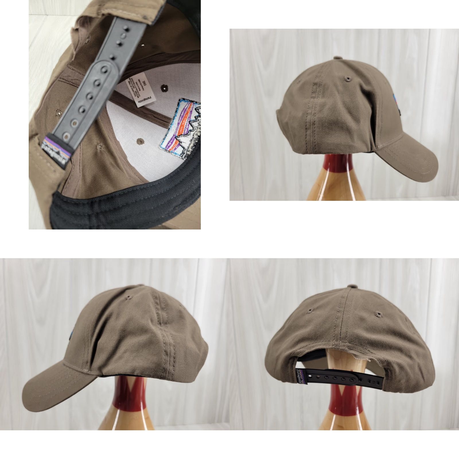 Patagonia Patagonia Hat Cap Brown Logo Adjustable Unisex Adults One Size Baseball Cap Damaged Logo 90s Casual Travel Fall Spring Summer Size ONE SIZE - 8 Thumbnail