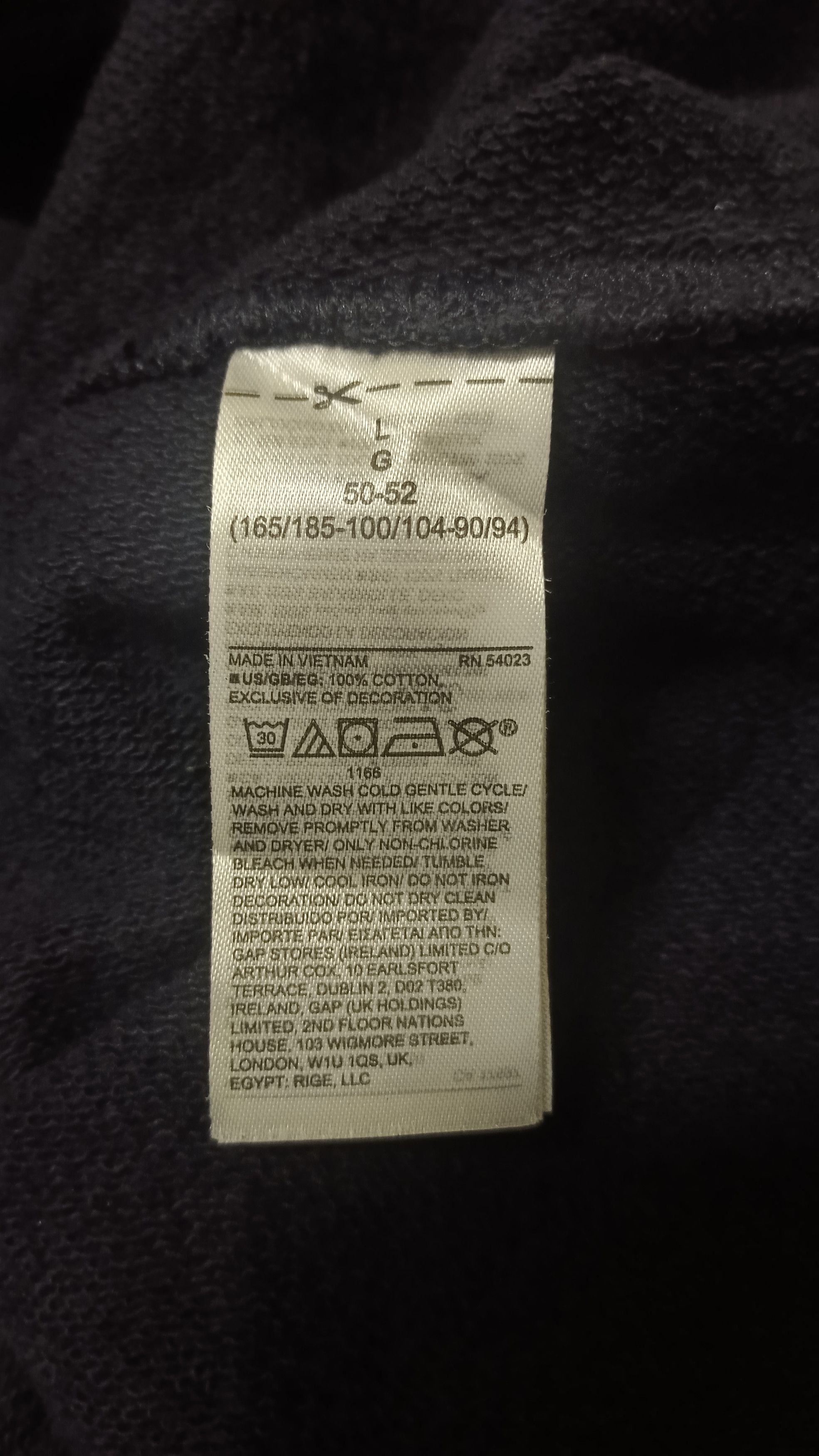Gap GAP 1969 Spell Out Hoodie Size US L / EU 52-54 / 3 - 5 Thumbnail