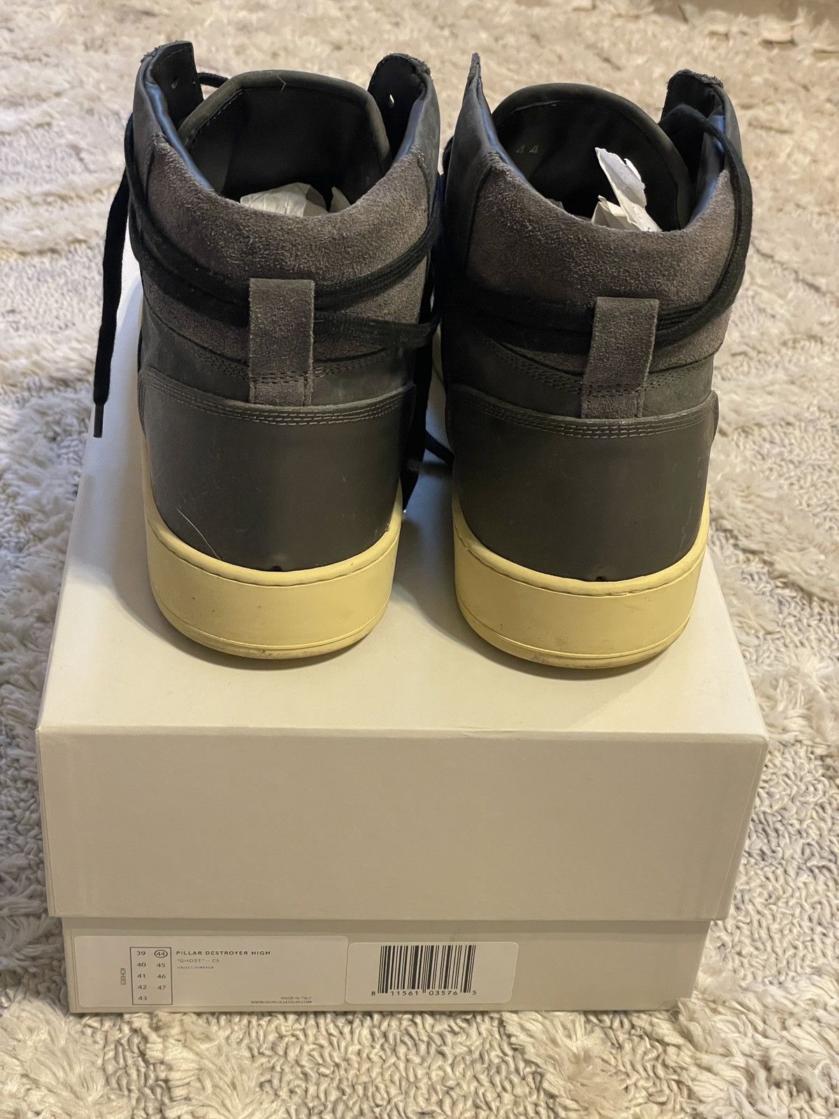 Collegium Richie Le x Collegium Pillar Destroyer Hi Ghost Size US 11 / EU 44 - 6 Thumbnail