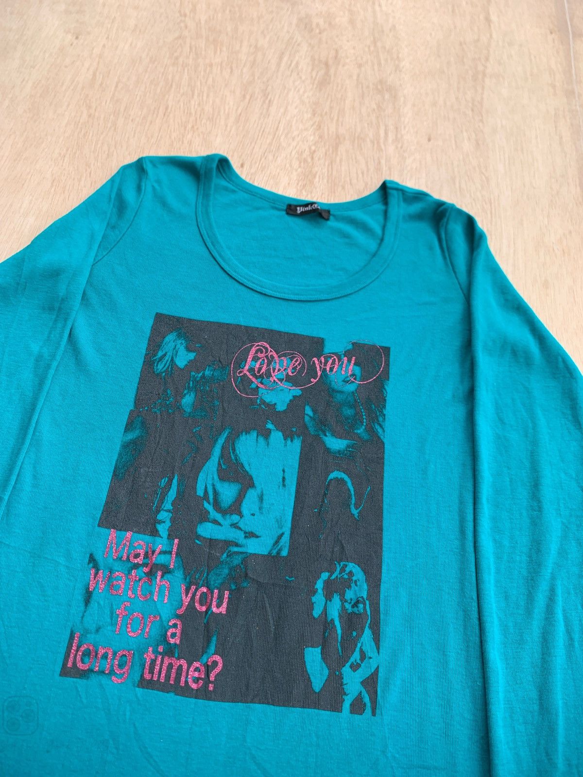 Hysteric Glamour × If Six Was Nine × Japanese Brand Pink cat Phototee Ifsixwasnine style Longsleeve Size M / US 6-8 / IT 42-44 - 2 Thumbnail