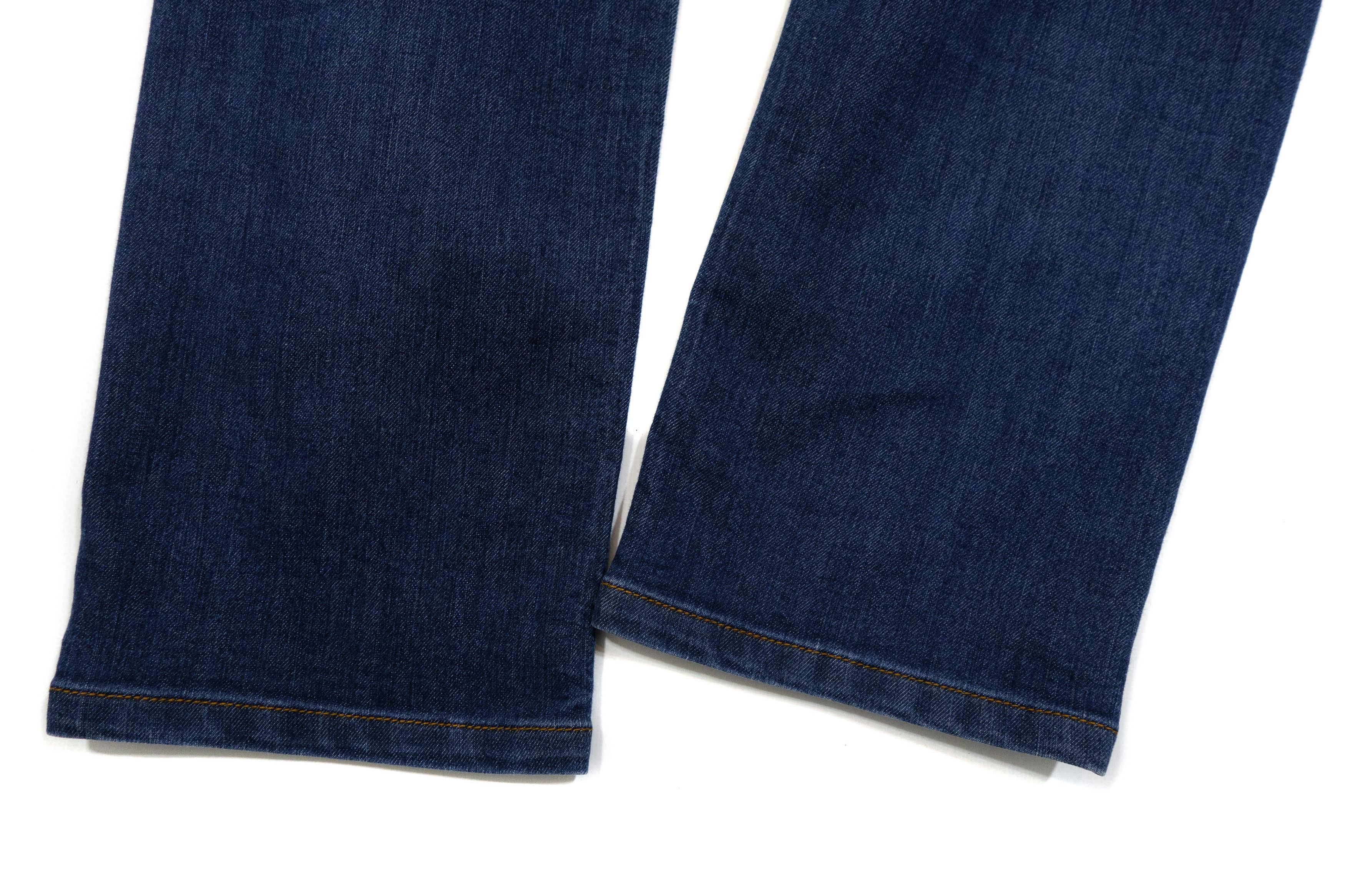 Dirk Bikkembergs Logo Slim Fit Dark Stretch Jeans Size US 31 - 6 Thumbnail