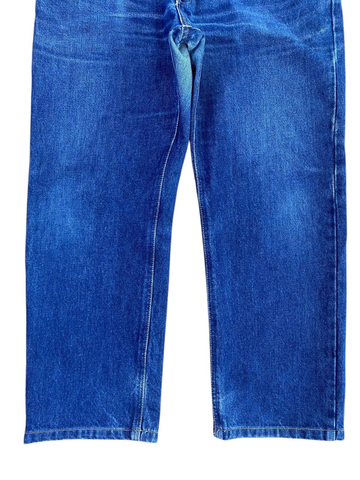 Lee Lee Whiskers Dark Wash Style Straight Cut Jeans Size US 34 / EU 50 - 9 Thumbnail