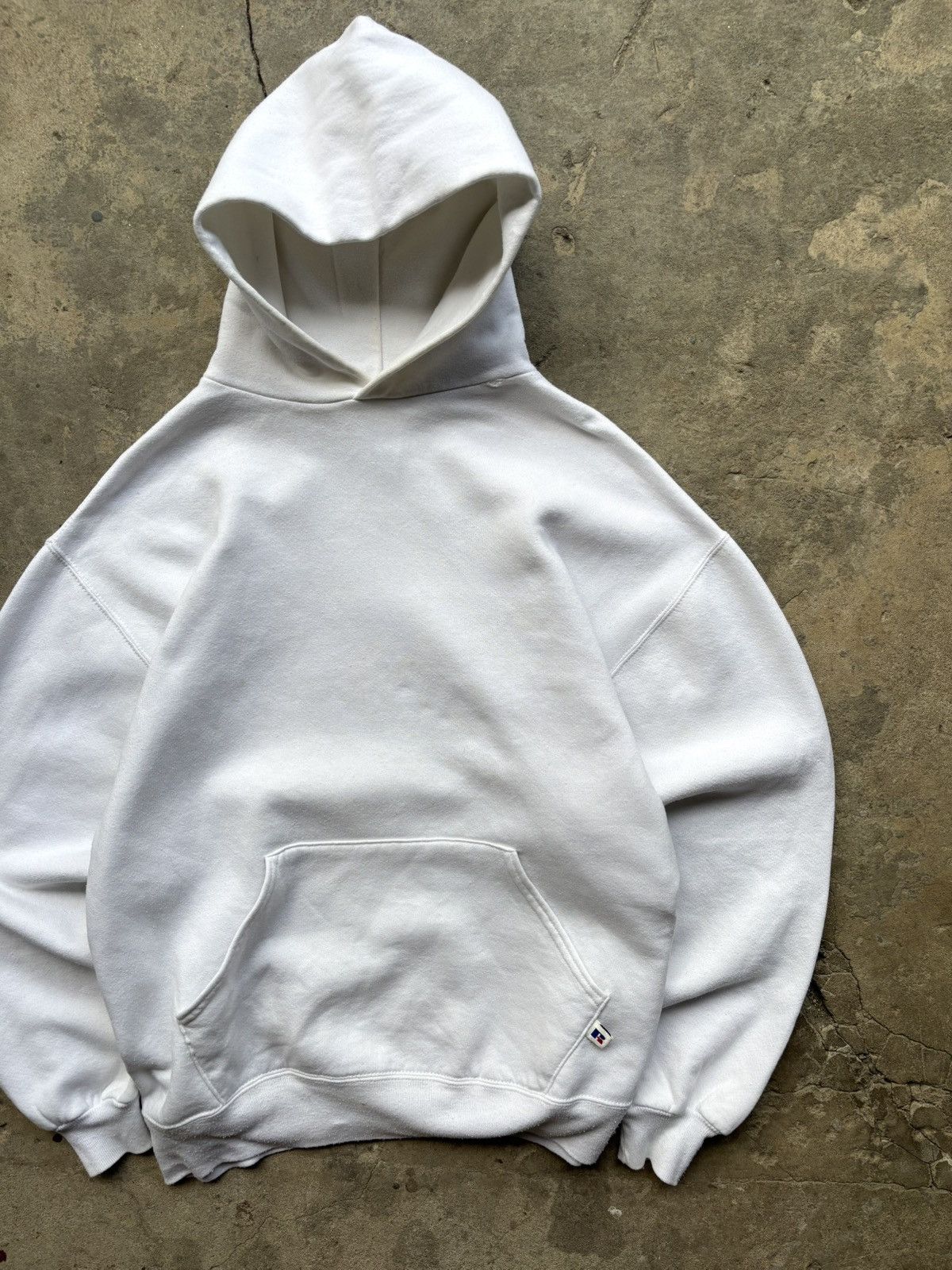 Russell Athletic Vintage Russell White Hoodie Size L Size US L / EU 52-54 / 3 - 9 Thumbnail