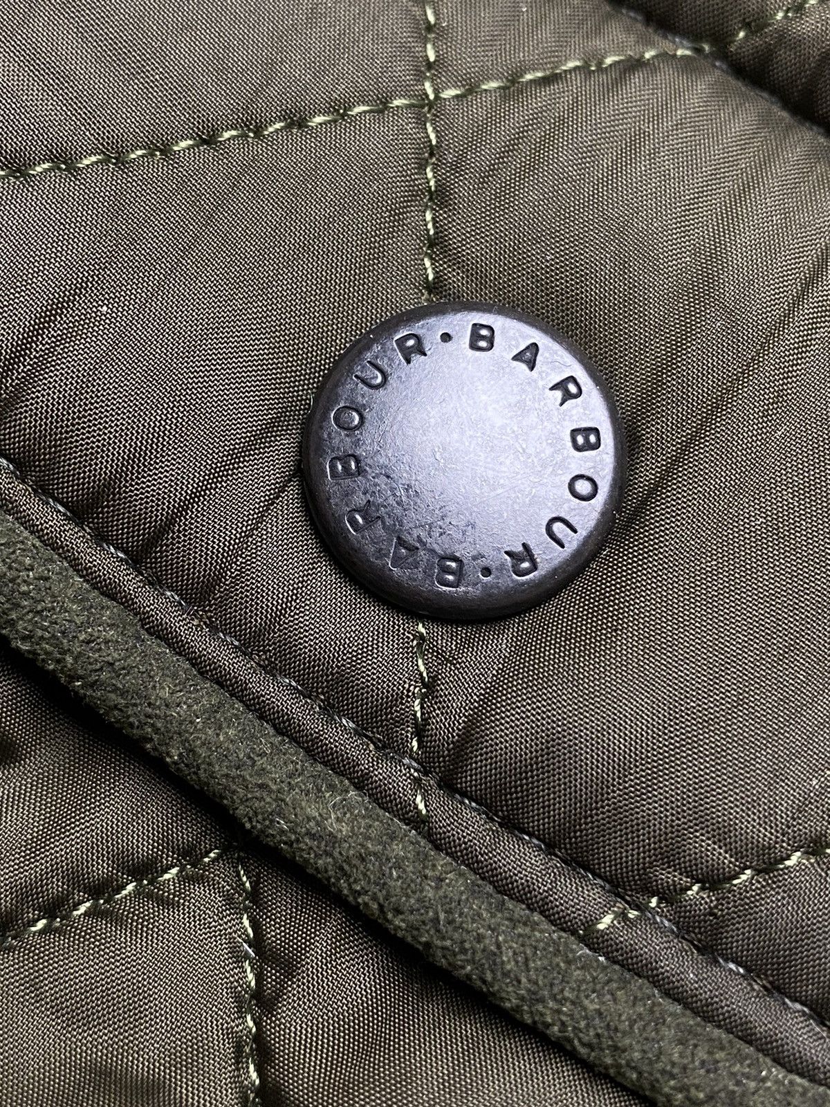 Barbour × Vintage BARBOUR QUAIL-LADIES QUILTED JACKET-OLIVE LUXURY Size L / US 10 / IT 46 - 5 Thumbnail