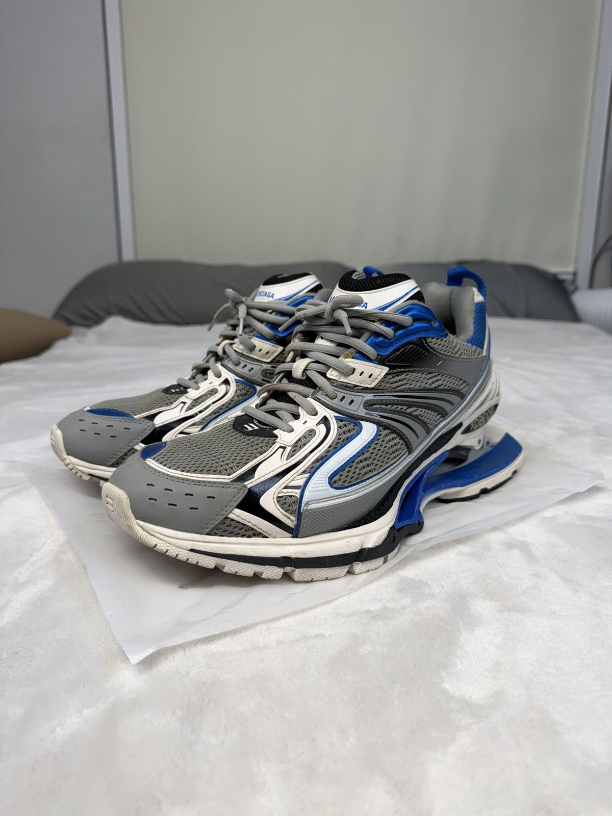 Balenciaga Balenciaga X-Pander ‘Blue Silver’ Size US 12 / EU 45 - 3 Thumbnail