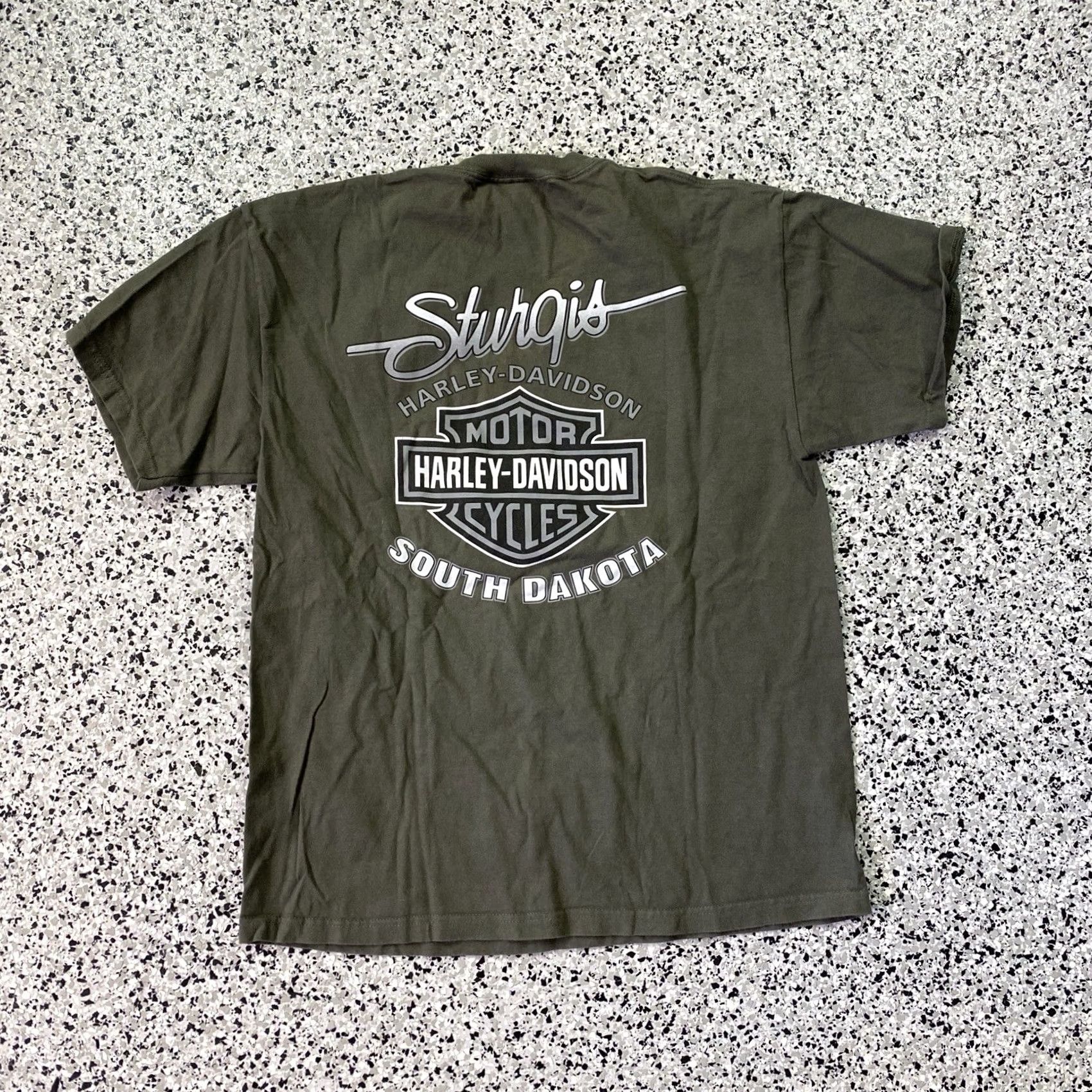 Harley Davidson Harley-Davidson T Shirt Sturgis Black Hills Rally 2009 Vintage Shirt Size Large Size US L / EU 52-54 / 3 - 4 Thumbnail