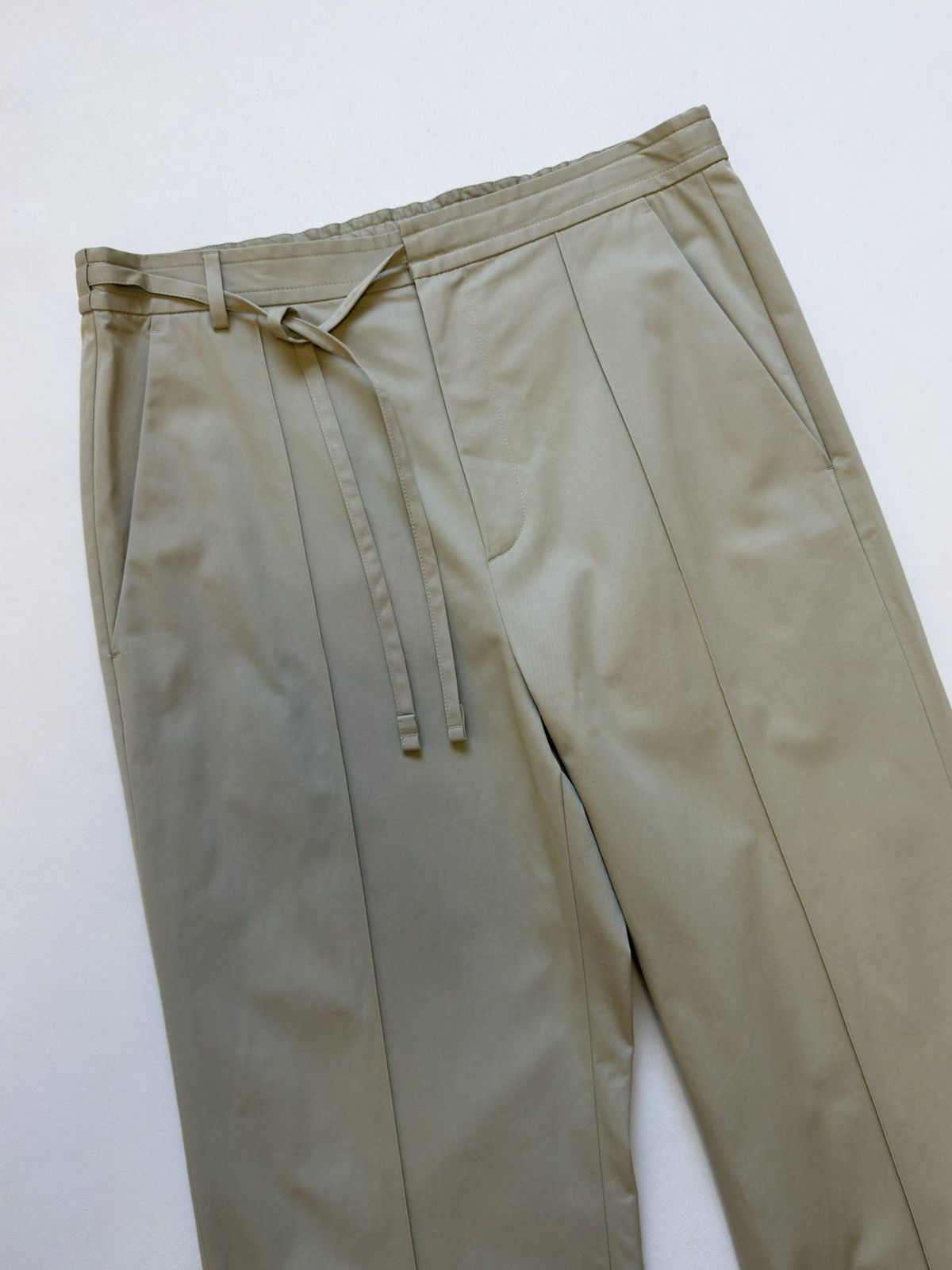Maison Margiela S/S 20 Wide Leg Pin Tuck Detail Pants Size US 34 / EU 50 - 9 Thumbnail