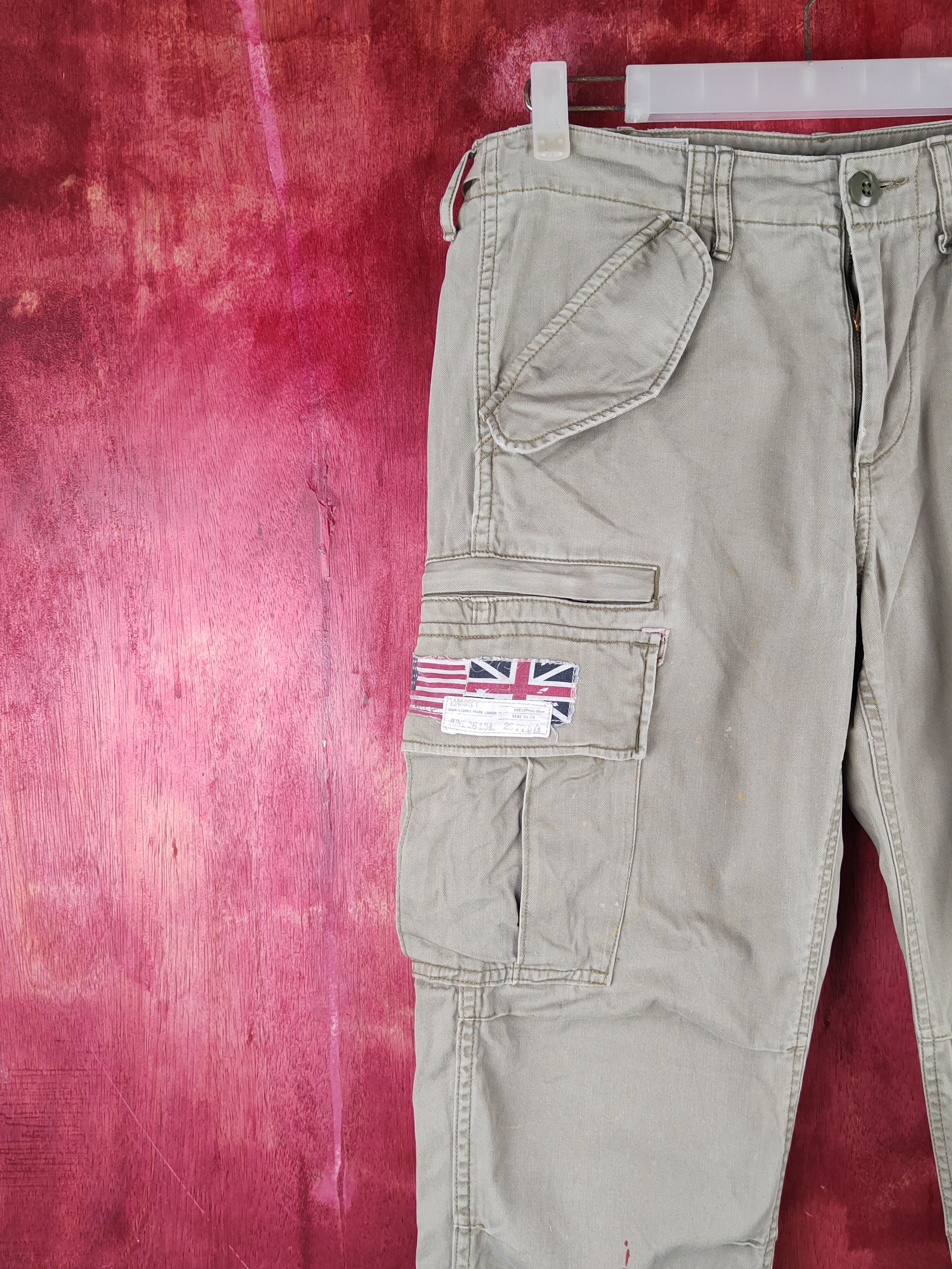 Polo Ralph Lauren Ralph Lauren Beige Multipocket Tactical Denim #S1471 Size US 30 / EU 46 - 4 Thumbnail