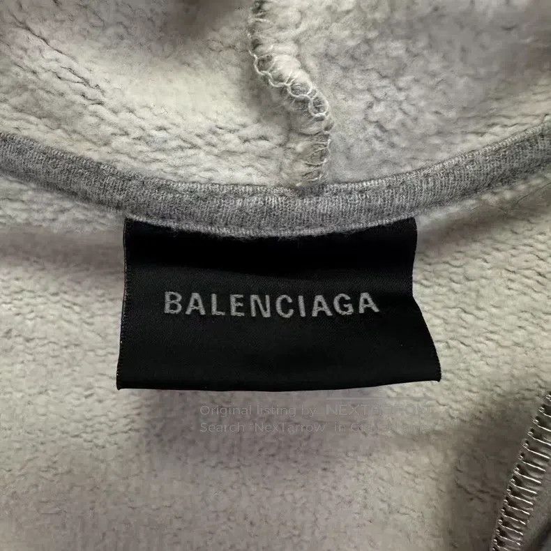 Balenciaga Balenciaga Alien Hi Zipper Hoodie Jacket Coat, Gray Size US S / EU 44-46 / 1 - 3 Thumbnail