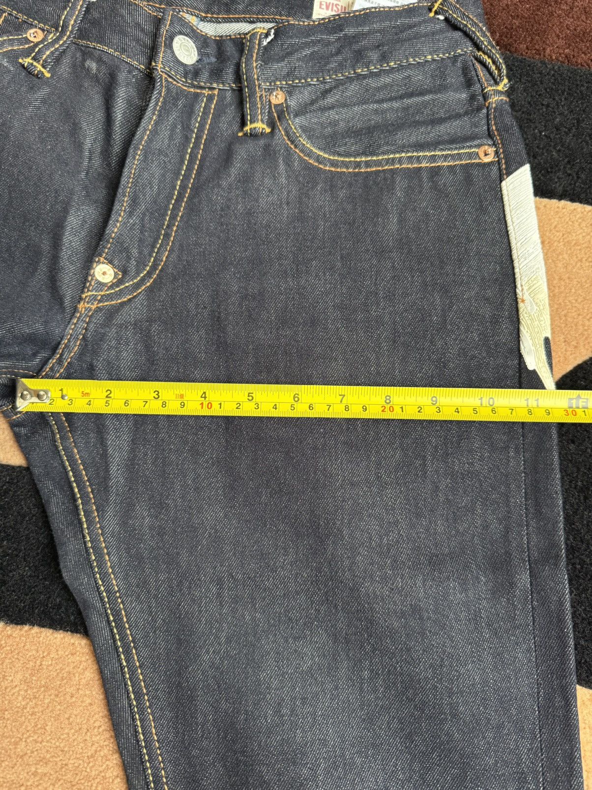 Evisu × Japanese Brand × Vintage evisu white daicock style denim jeans size：30x34 Size US 30 / EU 46 - 12 Thumbnail
