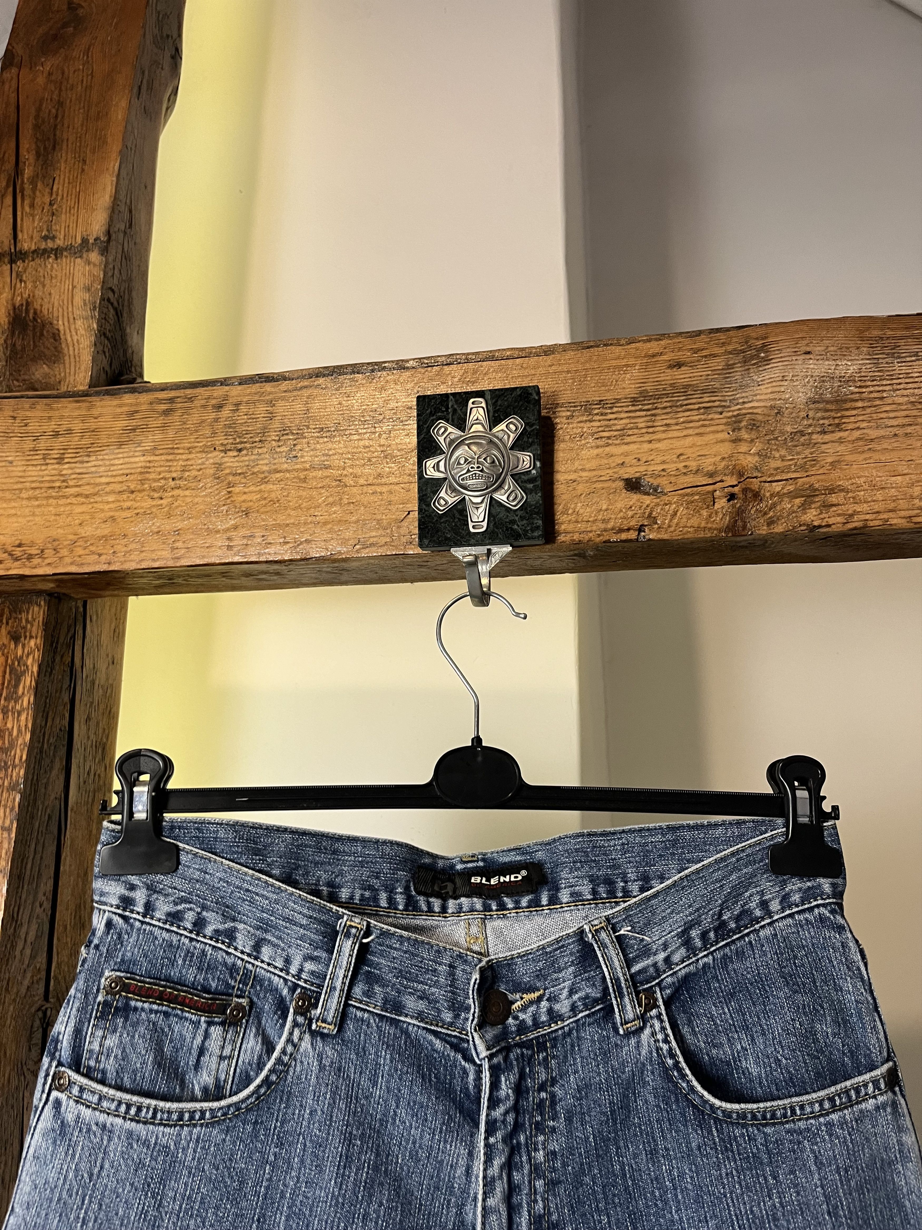 Japanese Brand × Vintage Vintage y2k Flared Washed Denim Jeans Dzwony Size US 31 - 4 Thumbnail