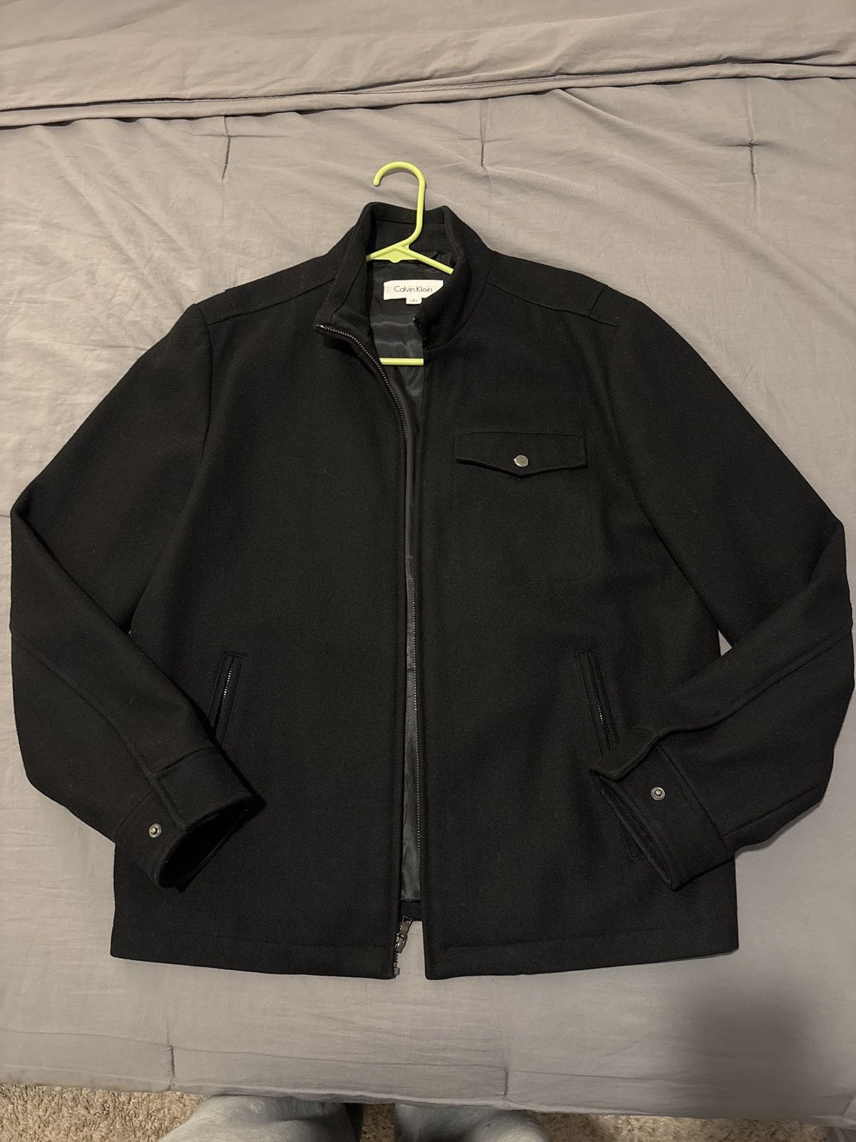 Calvin Klein Calvin Klein Wool Winter Jacket Size US M / EU 48-50 / 2 - 1 Thumbnail
