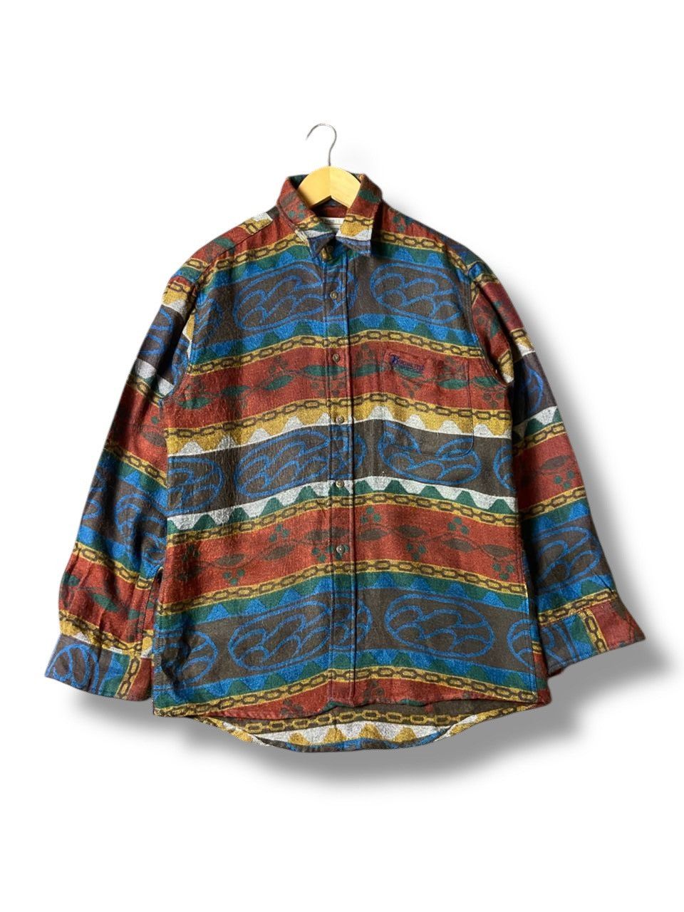 Japanese Brand × Vintage ROYAL POLO Sports Club Abstract Button up Shirt (125) Size US M / EU 48-50 / 2 - 1 Thumbnail