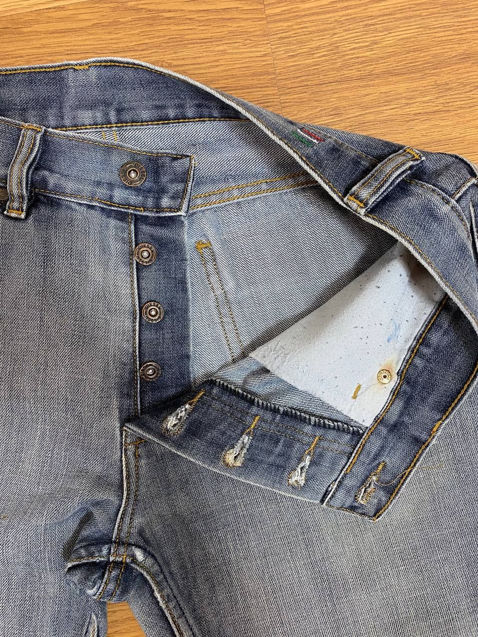 Designer × Diesel × Japanese Brand DESIGNER Y2K DIESEL JAPANESE STYLE JEANS STREETWEAR 90s Size US 34 / EU 50 - 15 Thumbnail
