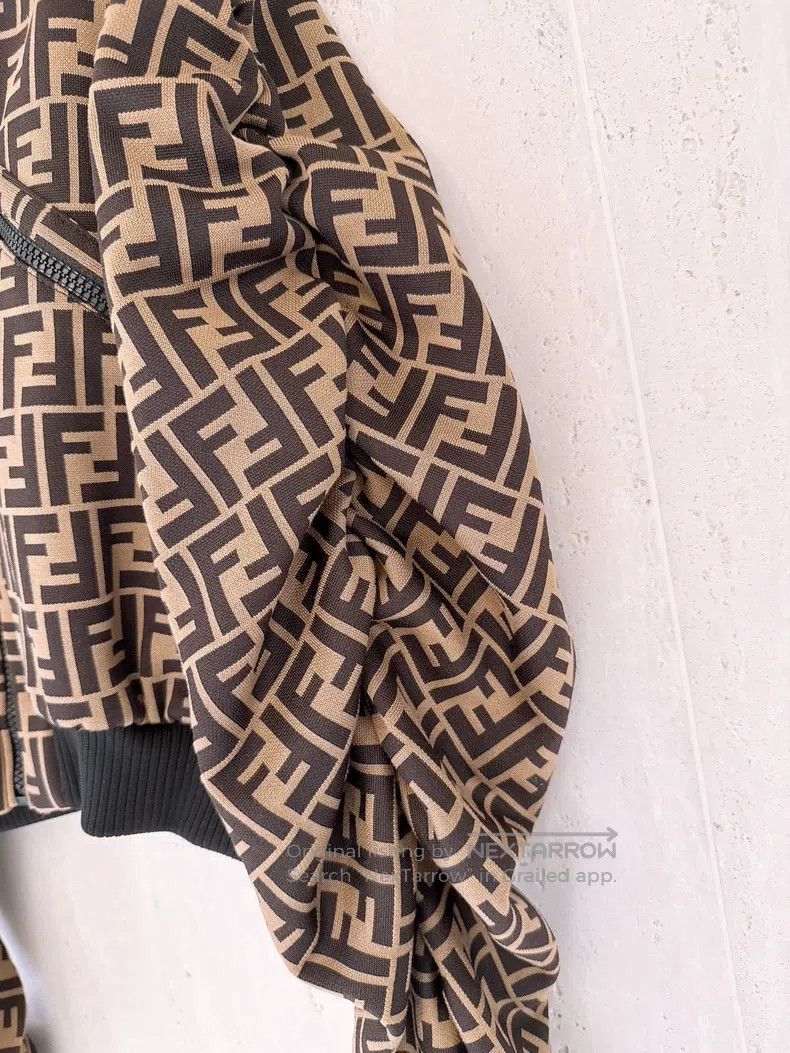 Other Fendi Monogram Logo Short Jacket 38 Size FF Monogram Print Size XXS / US 00 / IT 34 - 4 Thumbnail