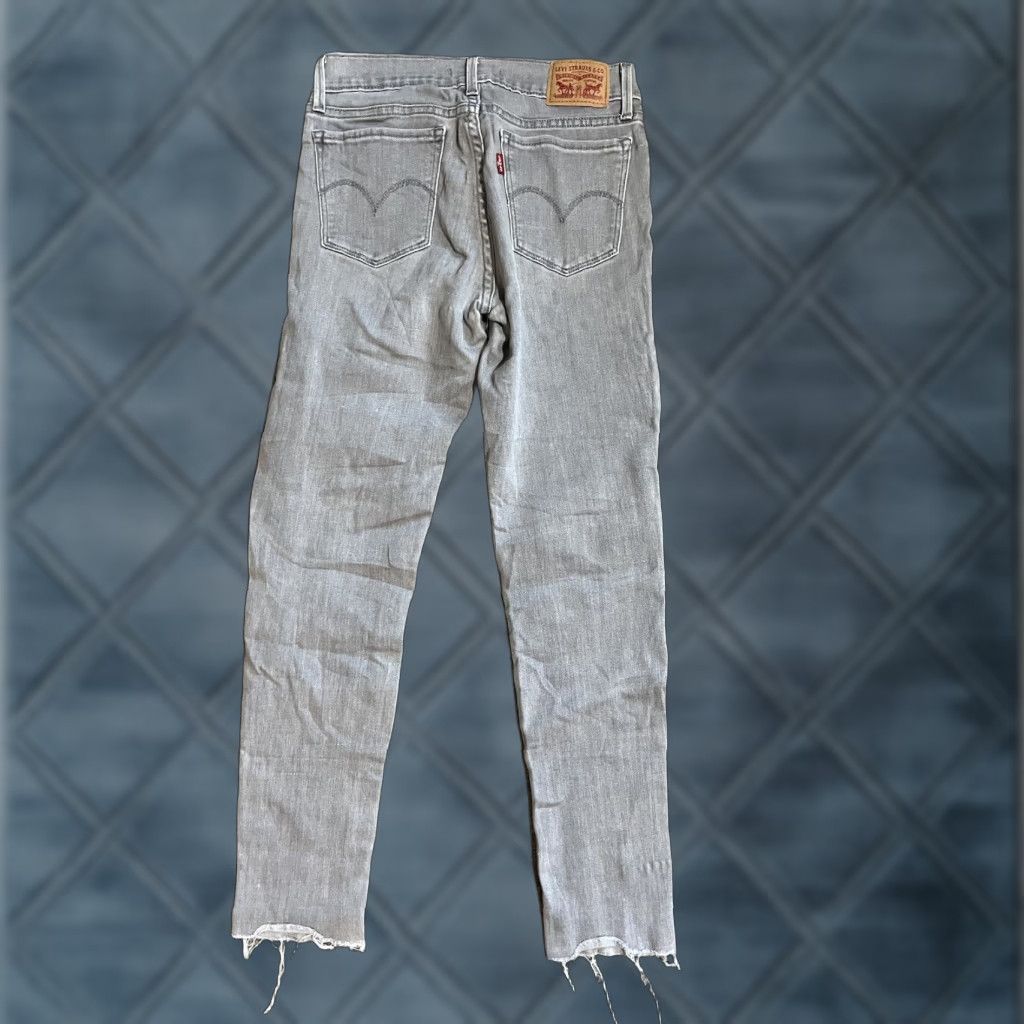 Levi's Levi's Jeans Womens 27x25 Gray 720 Super Skinny Stretch Denim Casual Jeans Skinny Pocket Size 27" / US 4 / IT 40 - 1 Thumbnail