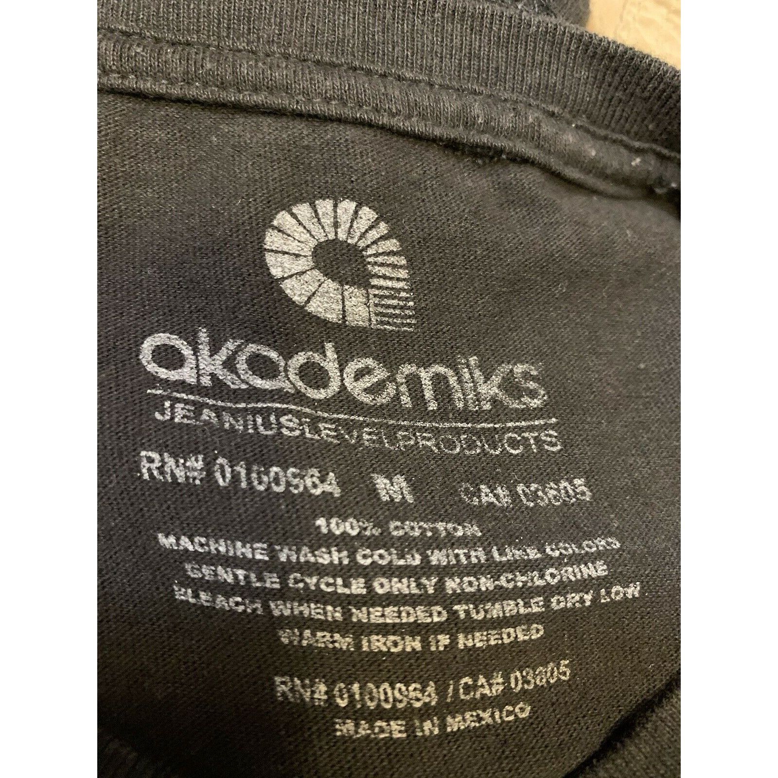 Akademiks Akademiks NASA Men's Sz M Black T-shirt Size US M / EU 48-50 / 2 - 2 Thumbnail
