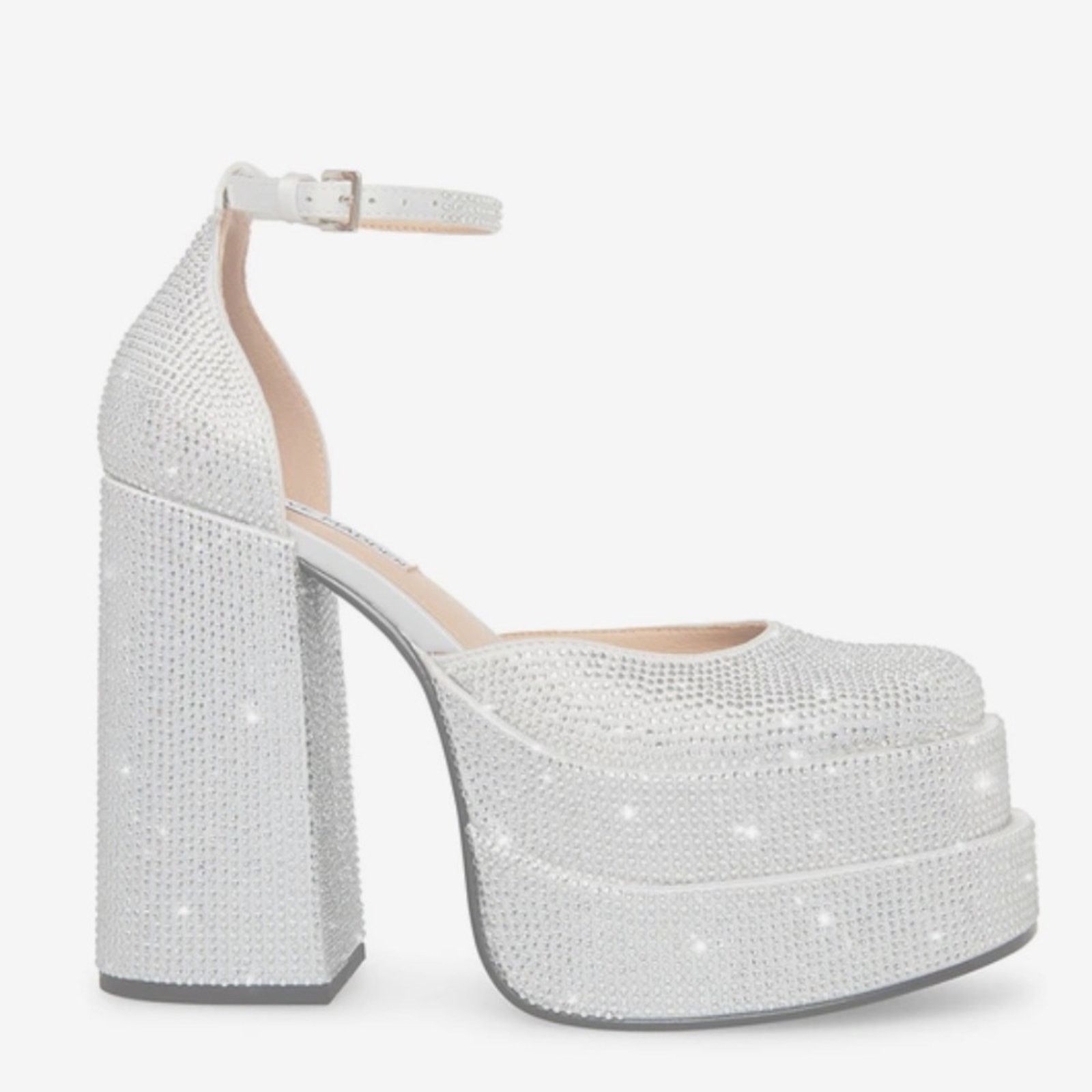 Steve Madden Steve Madden Charlize-R Rhinestone Platform Heels Size 8 Size US 8 / IT 38 - 4 Thumbnail