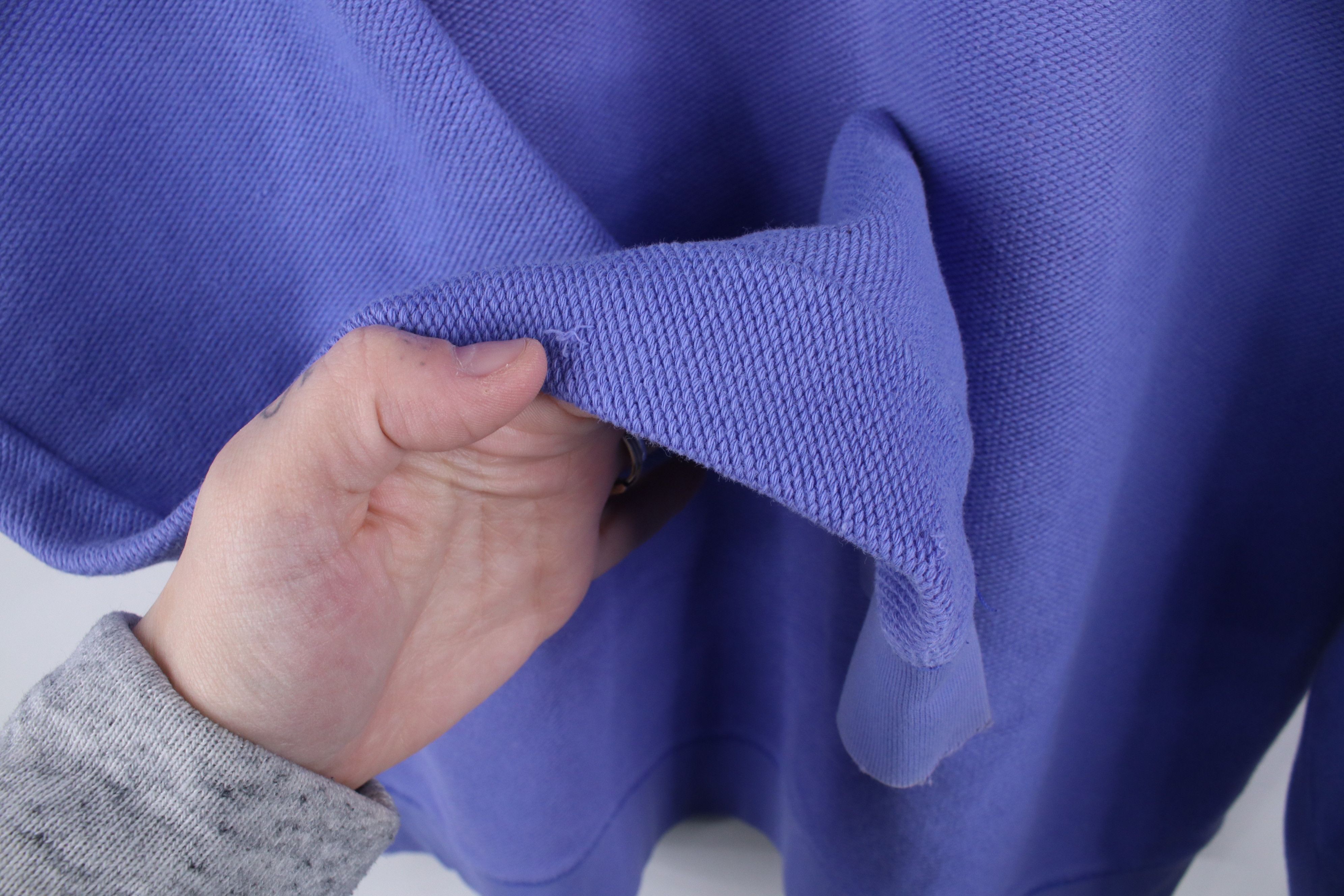 Lands' End × Vintage Vintage 90s Lands End Blank Tight Weave Knit Sweater Blue Size US M / EU 48-50 / 2 - 9 Thumbnail