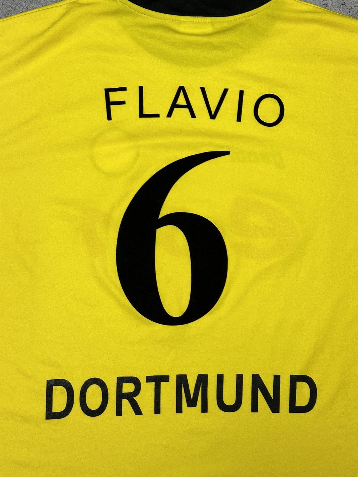 Vintage Vintage Borussia Dortmund BVB Goool #6 Flavio Jersey 2002/03 Size US XL / EU 56 / 4 - 11 Thumbnail