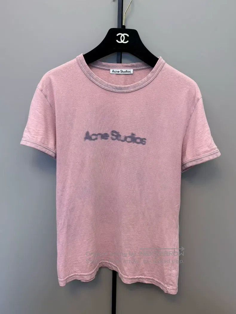 Acne Studios Acne Studios Letter Printed Slim Short Sleeve T-Shirt Size S / US 4 / IT 40 - 1 Thumbnail