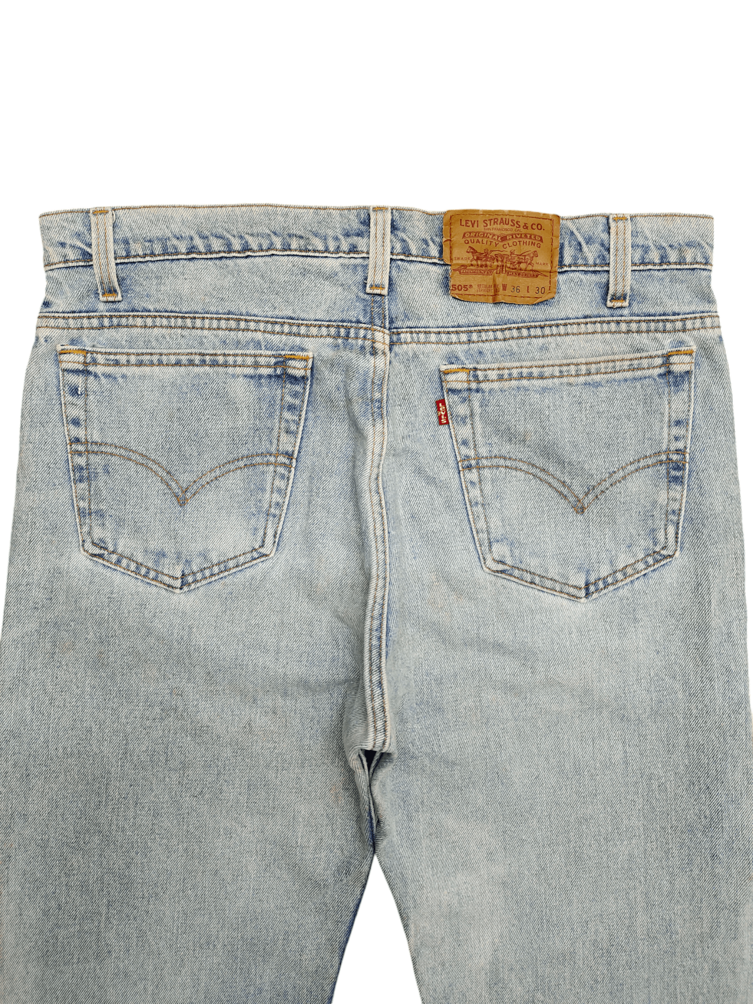 Levi's Vintage Clothing Vintage 90s Levi's 550 Sand Light Wash Faded Denim Jeans Size US 36 / EU 52 - 12 Thumbnail