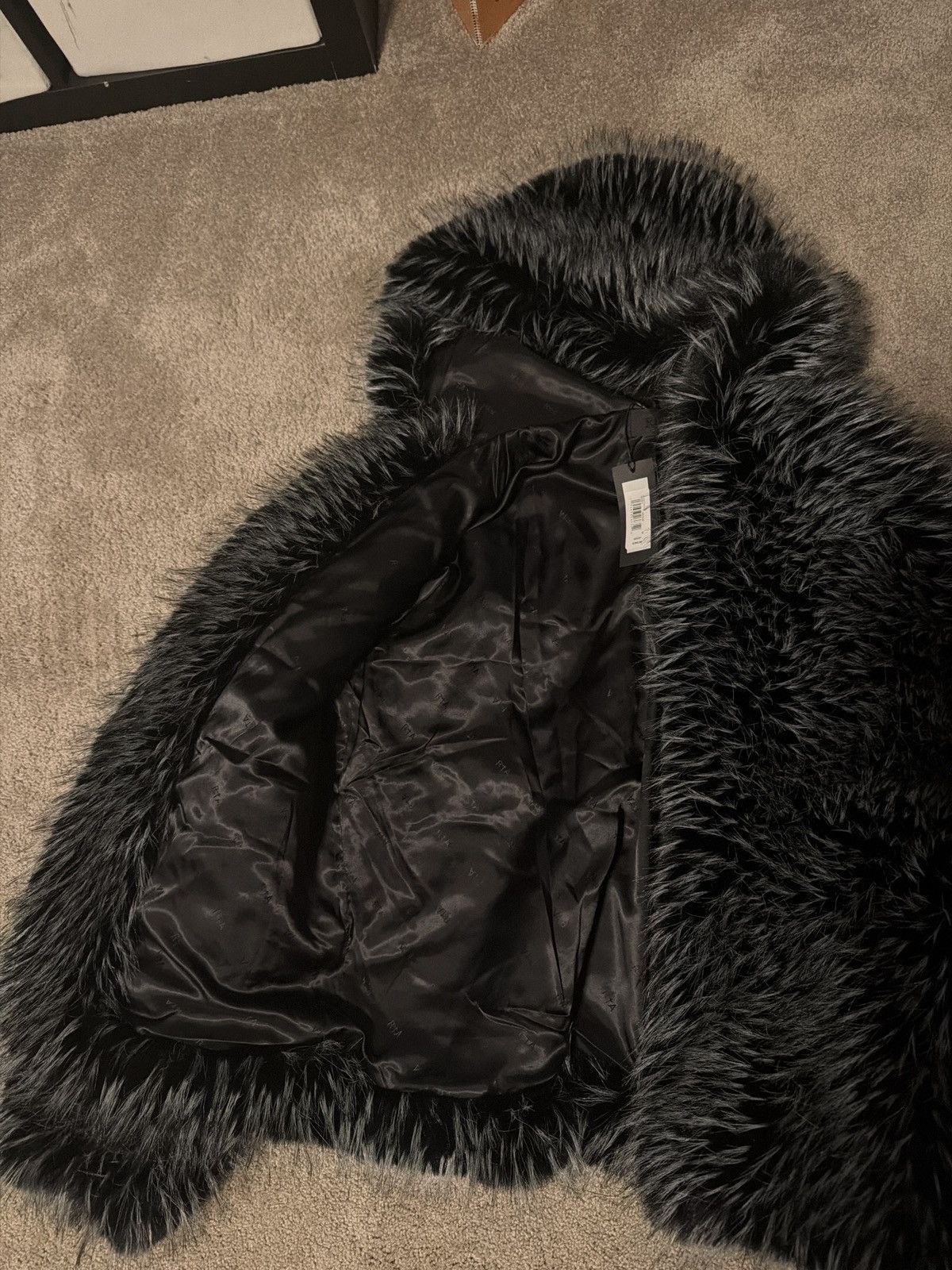 Rta Mens Medium RtA Fur Jacket Size US M / EU 48-50 / 2 - 2 Thumbnail