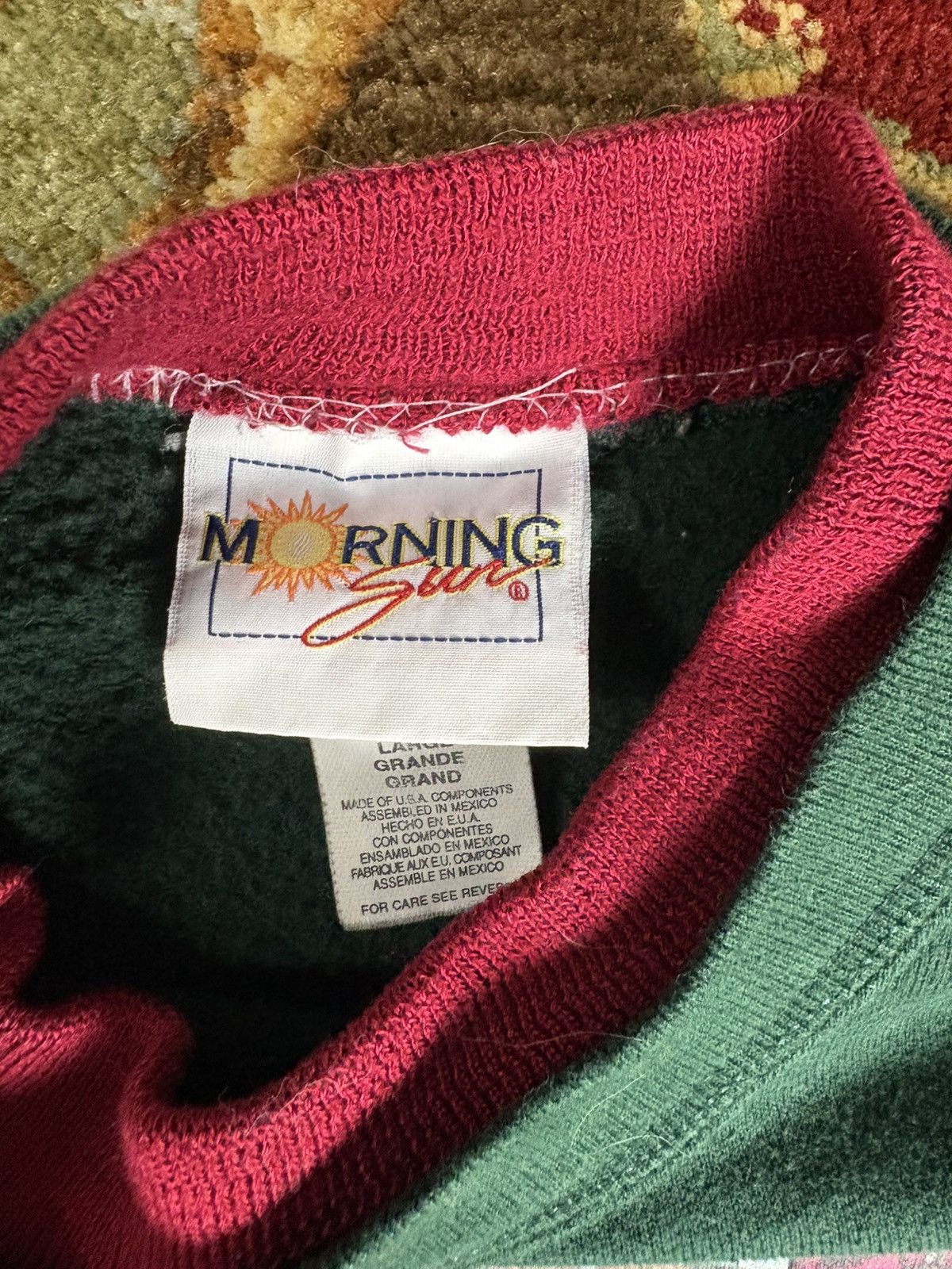 Vintage Vintage 90s Dog Crewneck sweatshirt Size L / US 10 / IT 46 - 3 Thumbnail