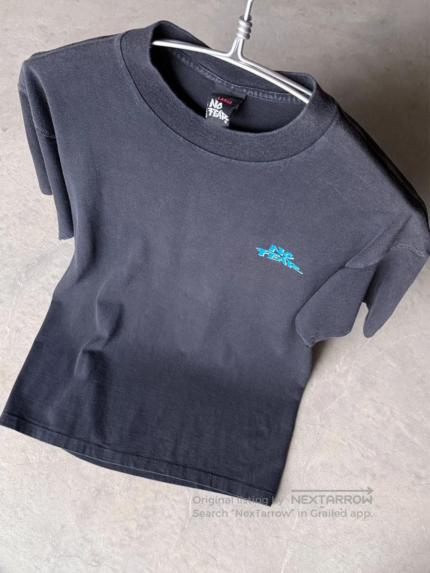Vintage Vintage 90s Nofear Opium Graphic Tee. Size US L / EU 52-54 / 3 - 7 Thumbnail