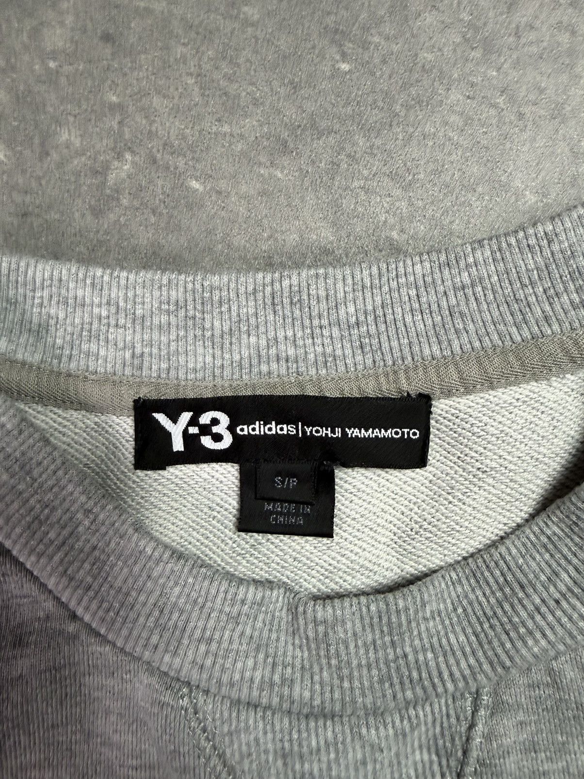 Y-3 Y-3 Yohji Yamamoto x Adidas Big Back Logo Crewneck S Size US S / EU 44-46 / 1 - 8 Thumbnail
