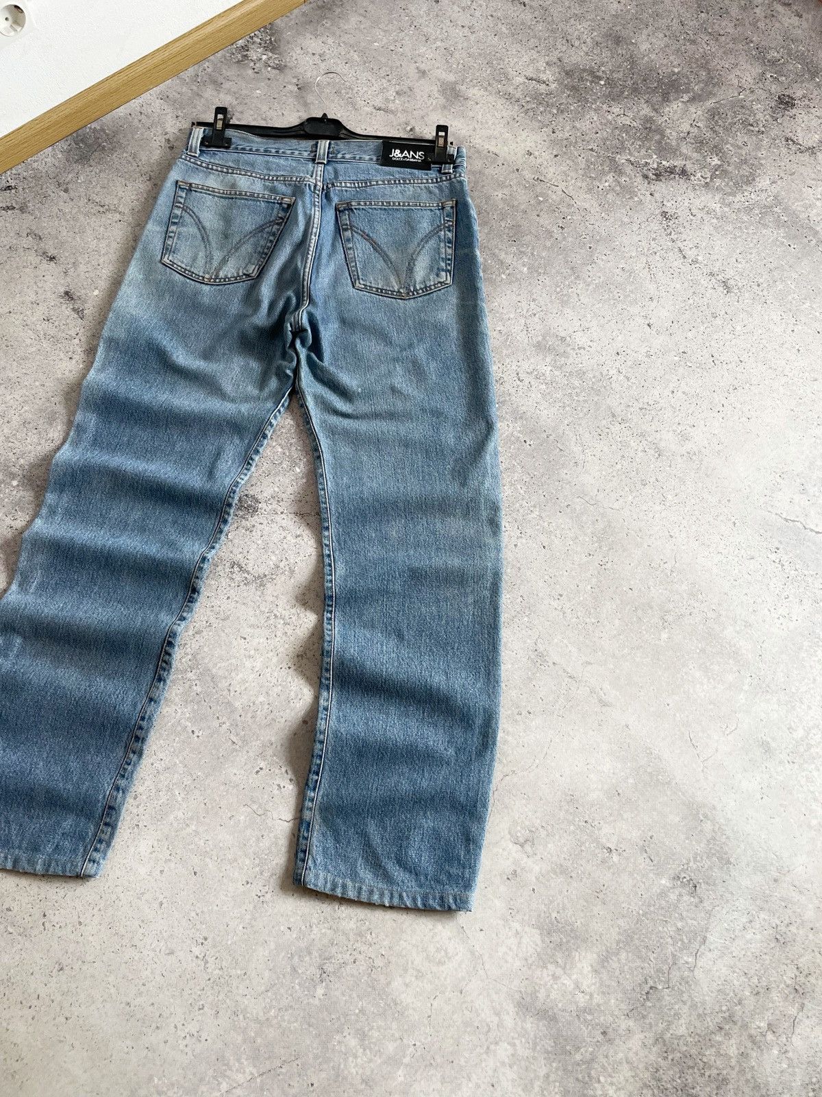 Dolce & Gabbana × Vintage Vintage Dolce & Gabbana Denim Distressed Pants Size US 34 / EU 50 - 2 Thumbnail