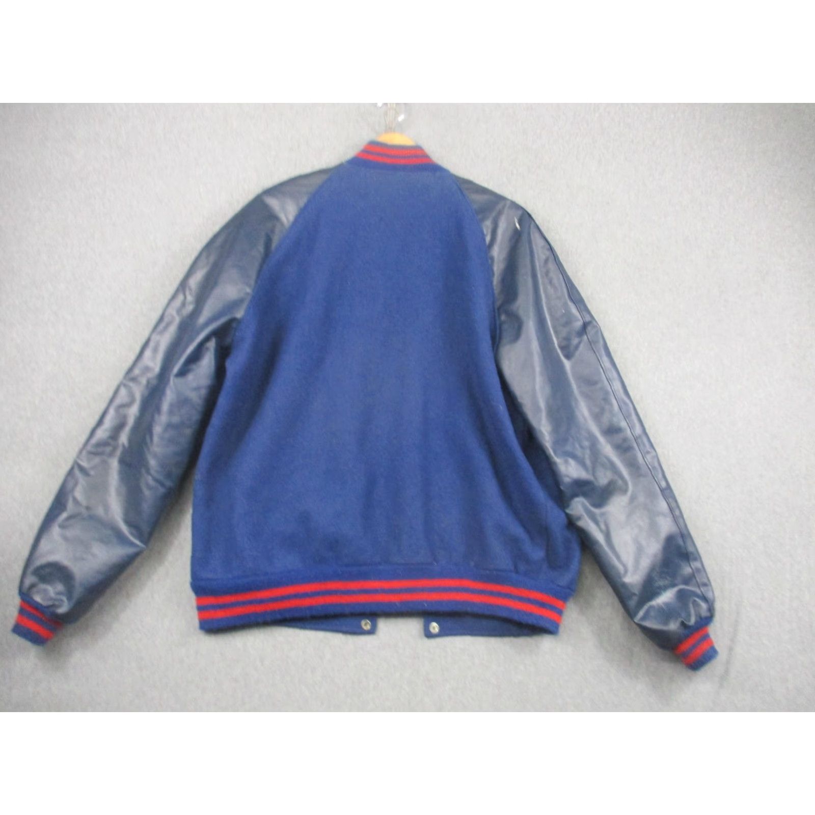 Vintage VINTAGE Howe Athletic Apparel Jacket Mens XL Blue Wool Varsity Baseball USA SA 80s/90s? Size US XL / EU 56 / 4 - 7 Thumbnail