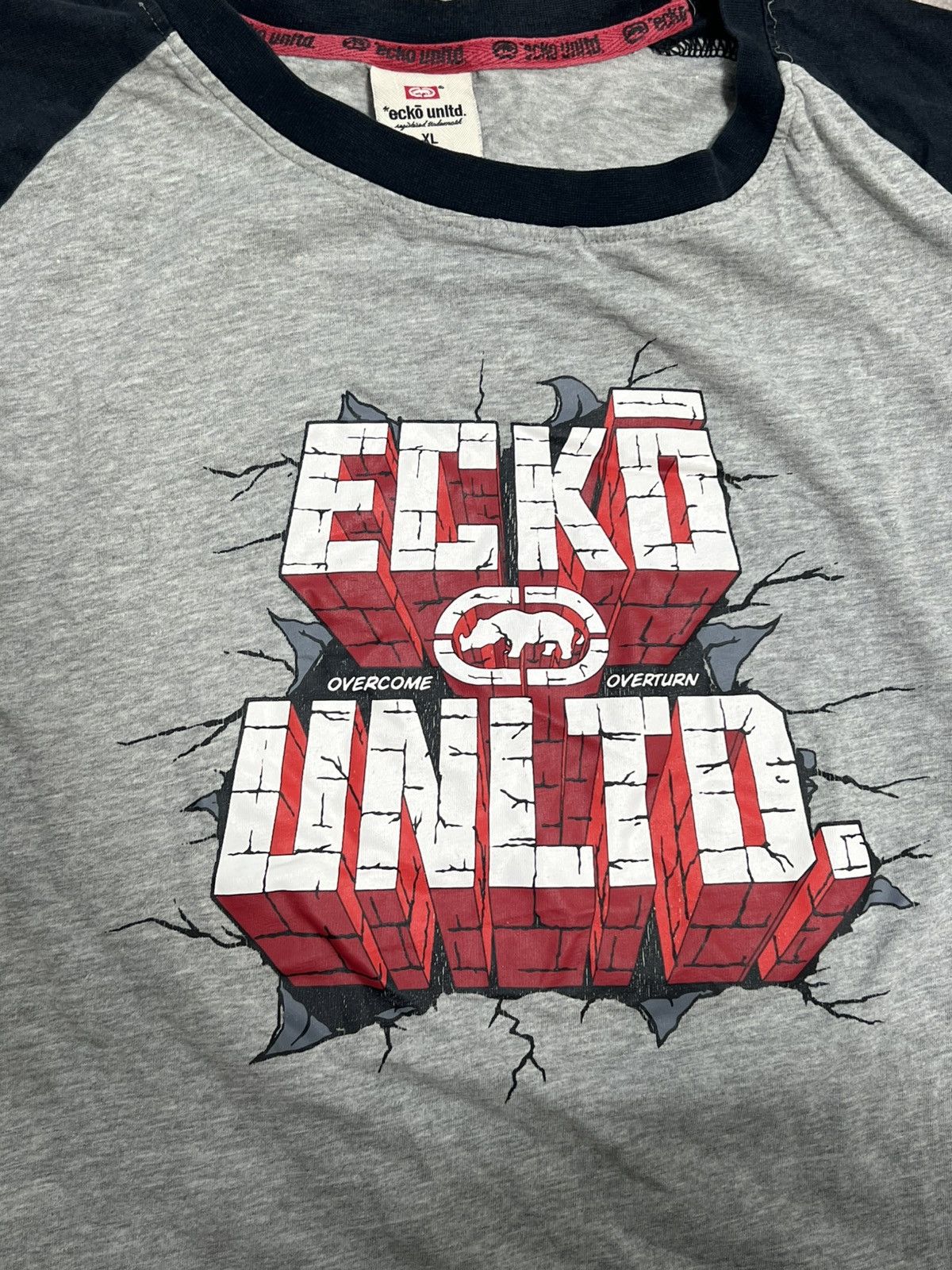 Ecko Unltd. × Vintage 💎 90s 00s y2k Size XL Logo Spell out Tee T-shirt Art Size US XL / EU 56 / 4 - 4 Thumbnail