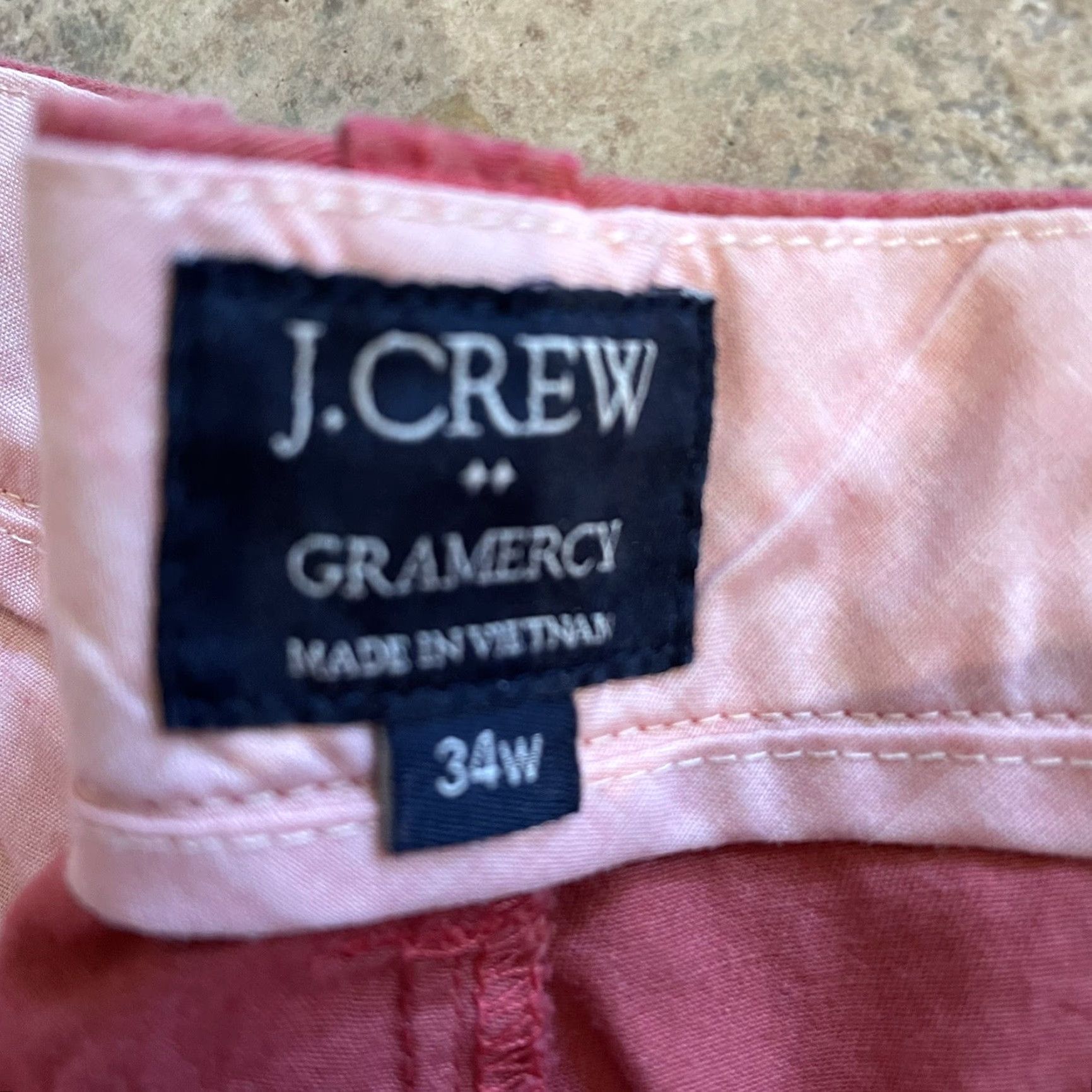 J.Crew **J. Crew Gramercy Red Men's Chino Shorts Size 34** User: J. Crew Gramercy Red Casual Men's Shorts Size 34 Size US 34 / EU 50 - 4 Thumbnail