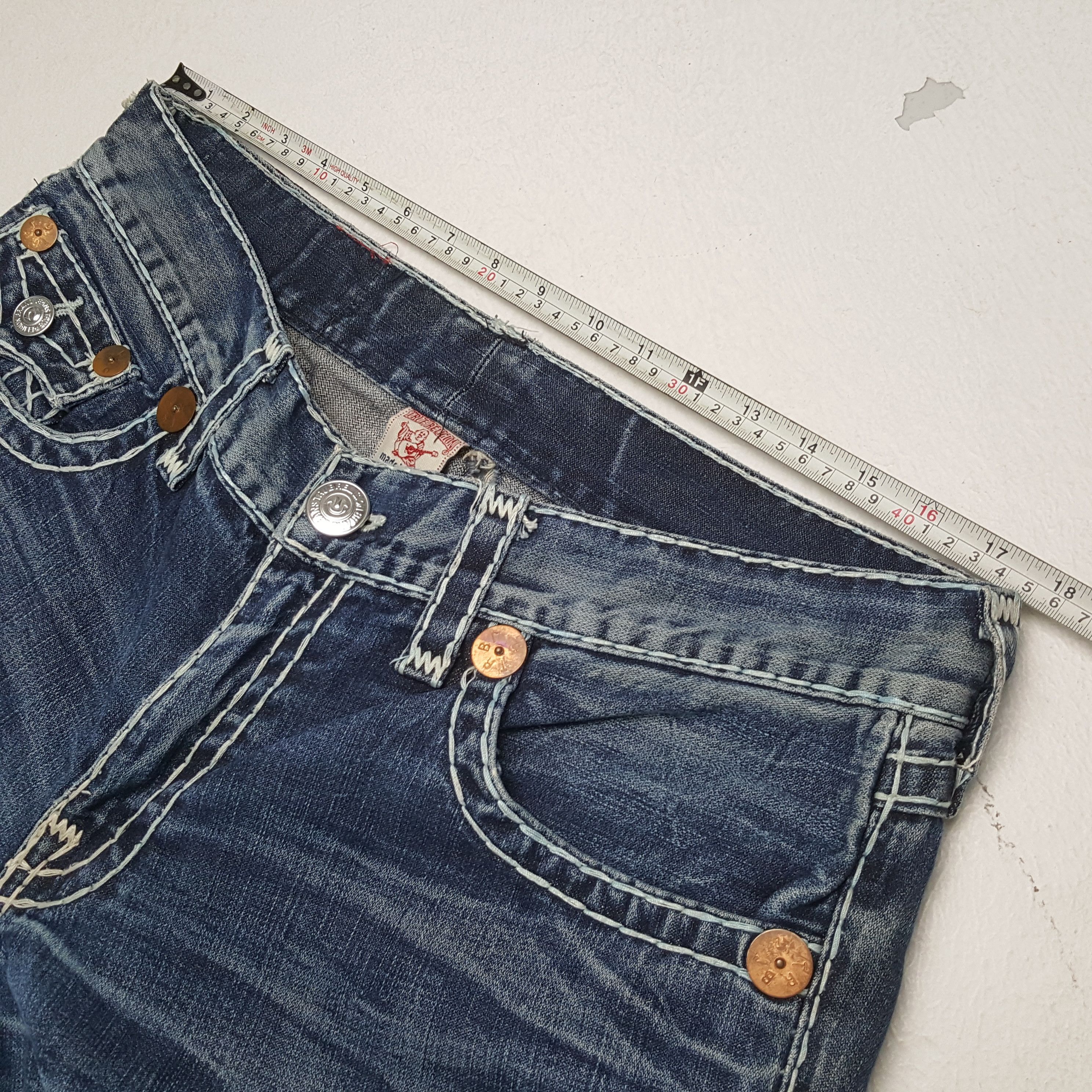 True Religion × Vintage TRUE RELIGION Streetwear Style Jeans Size US 35 - 7 Thumbnail