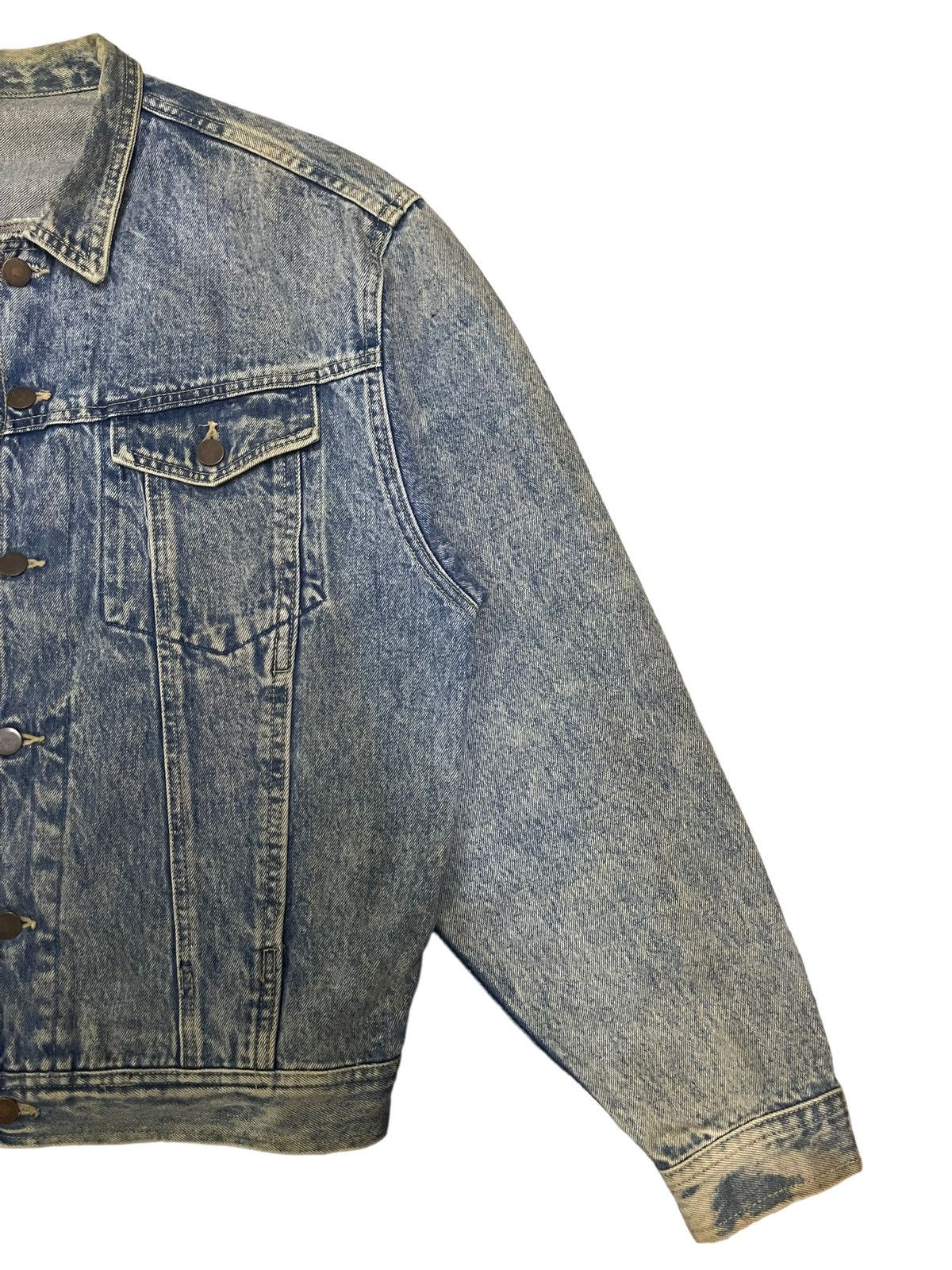 Japanese Brand Vintage Japanese Brand Acid Wash Style Denim Jacket Size US M / EU 48-50 / 2 - 8 Thumbnail