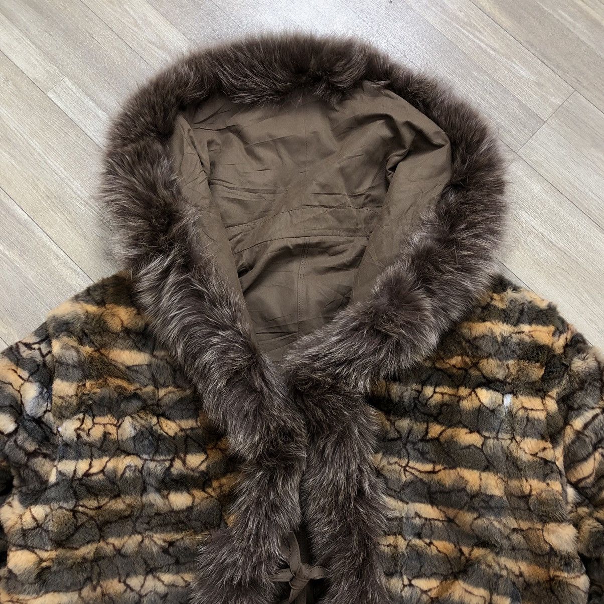 Pierre Balmain Vintage Pierre Balmain Paris Leopard Reversible Fur Jacket Size US XL / EU 56 / 4 - 3 Thumbnail