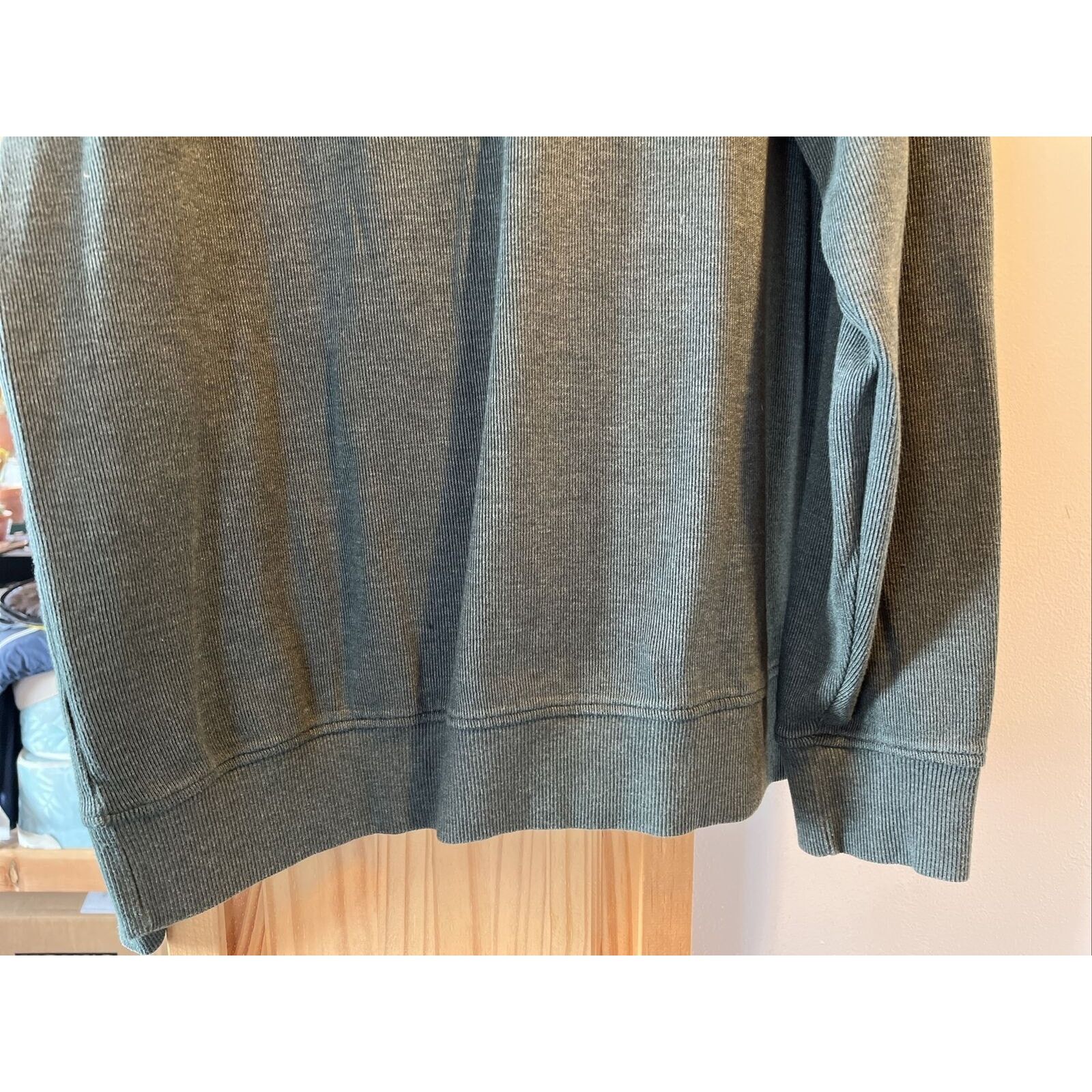 Van Heusen Van Heusen Men’s M Green LS 1/4 Zip Cotton Blend Sweater Size US M / EU 48-50 / 2 - 13 Thumbnail