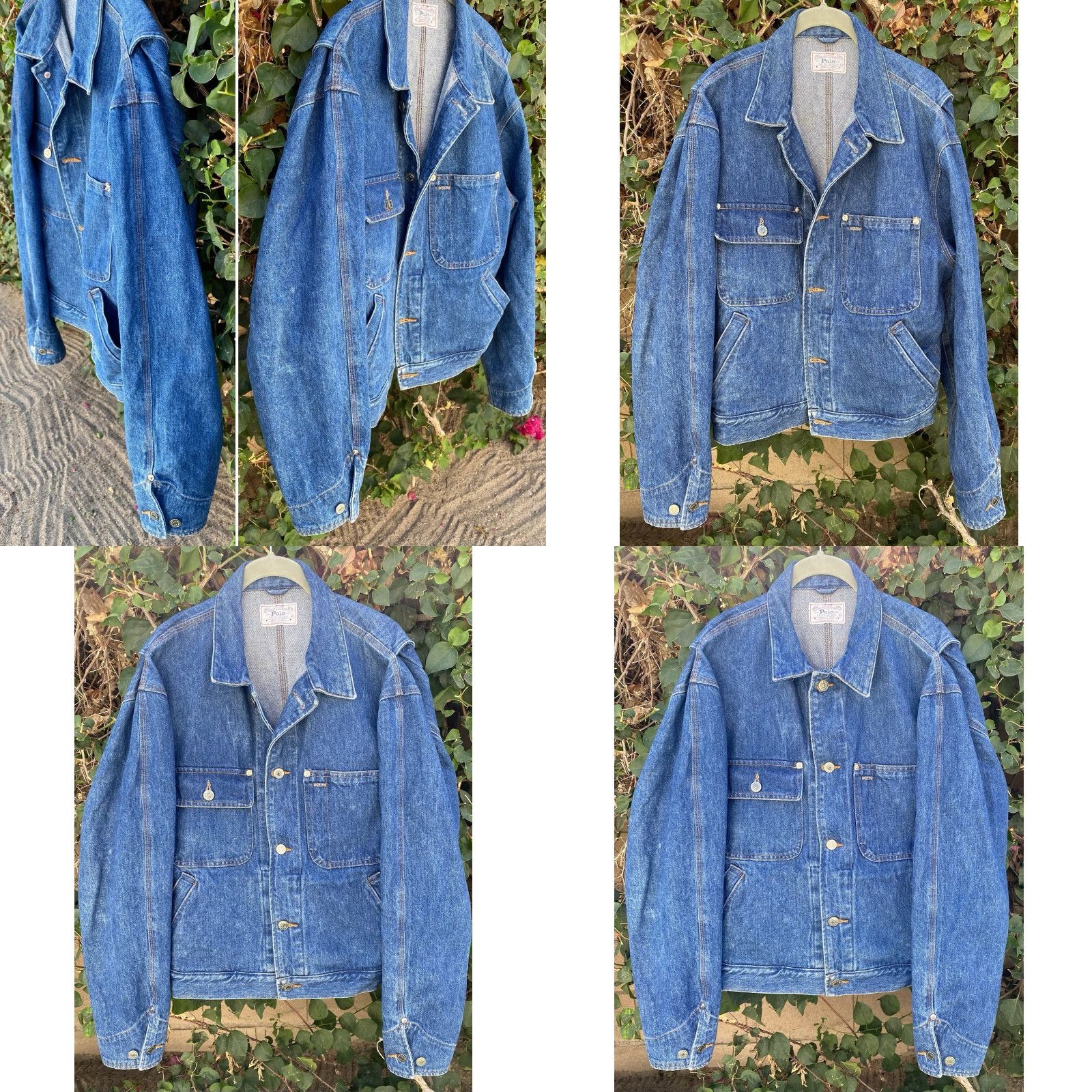Polo Ralph Lauren VINTAGE Polo Ralph Lauren Denim Jacket Shirt Mens Jacket M Blue 90s Western Outdoor Denim Jacket Polo Ralph Lauren Size US M / EU 48-50 / 2 - 8 Thumbnail