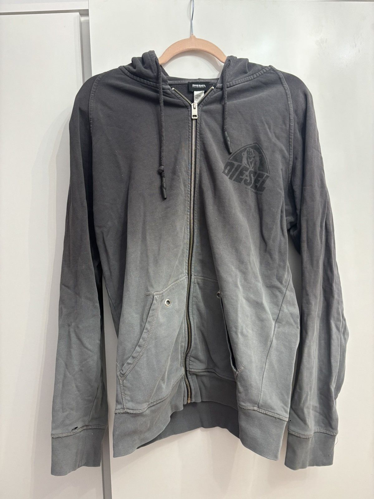 Diesel vintage streetwear diesel zip hoodie Size US M / EU 48-50 / 2 - 1 Thumbnail
