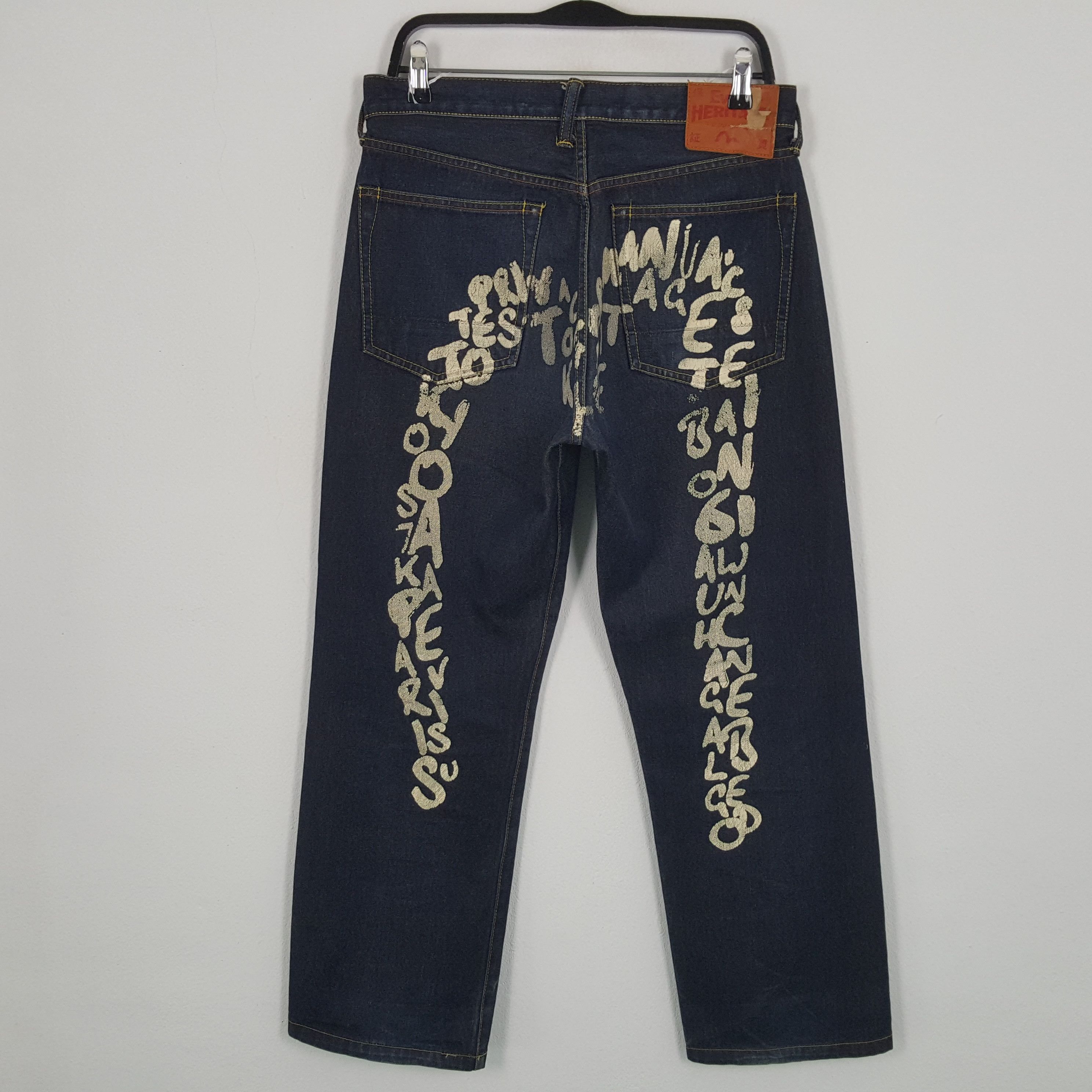 EVISU Japanese Brand Streetwear Fashion Rare Design Jeans