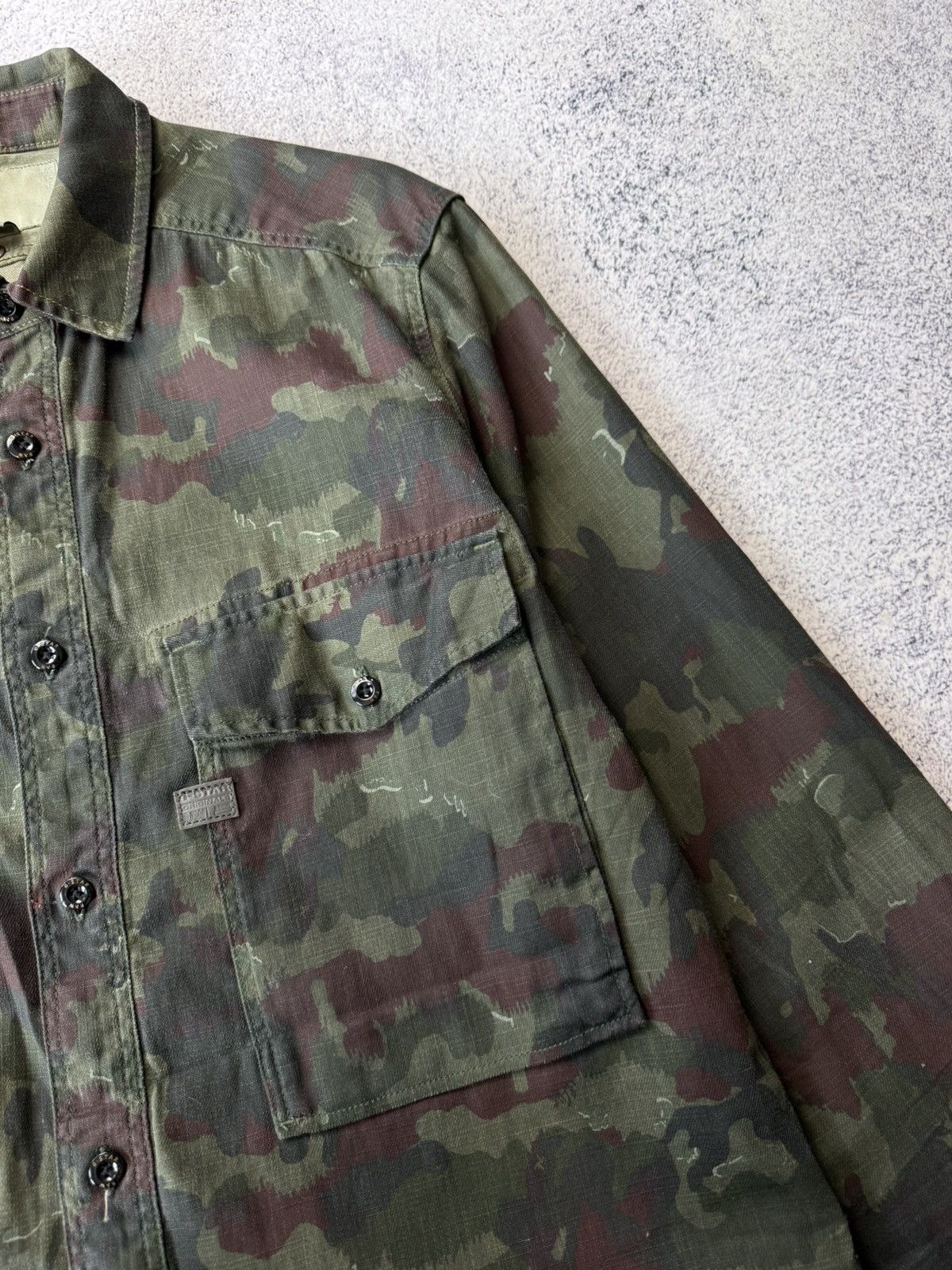 G-Star Vintage G Star Raw Multicam Thick Shirt Size M Size US M / EU 48-50 / 2 - 13 Thumbnail