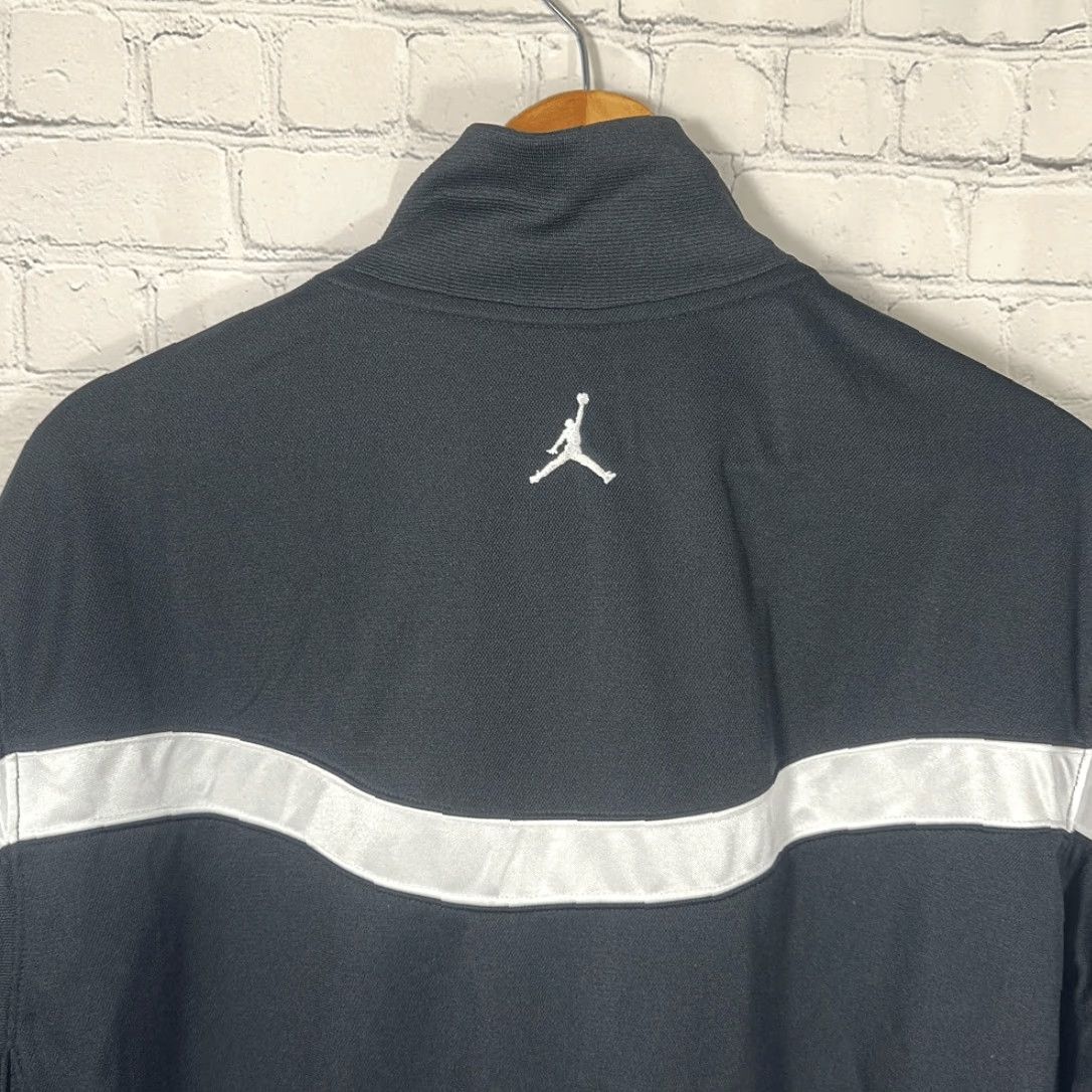 Jordan Brand Jordan Jumpman Duke Track Jacket Mens Large Black Full Zip Basketball Unisex Adults Jacket P2P 25” Length 30” Size US L / EU 52-54 / 3 - 7 Thumbnail