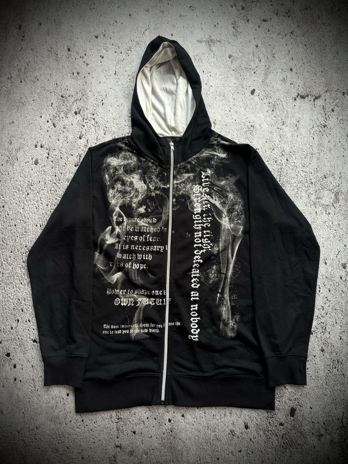 If Six Was Nine Y2k Beaumont carr Ifsixwasnine style zip hoodie Size US L / EU 52-54 / 3 - 1 Thumbnail