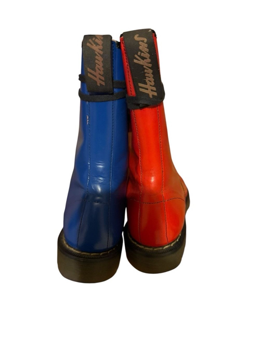 Dr. Martens Hawkins VTG MIE NO1 Boots Size 8 Red and Blue Size US 8 / IT 38 - 4 Thumbnail