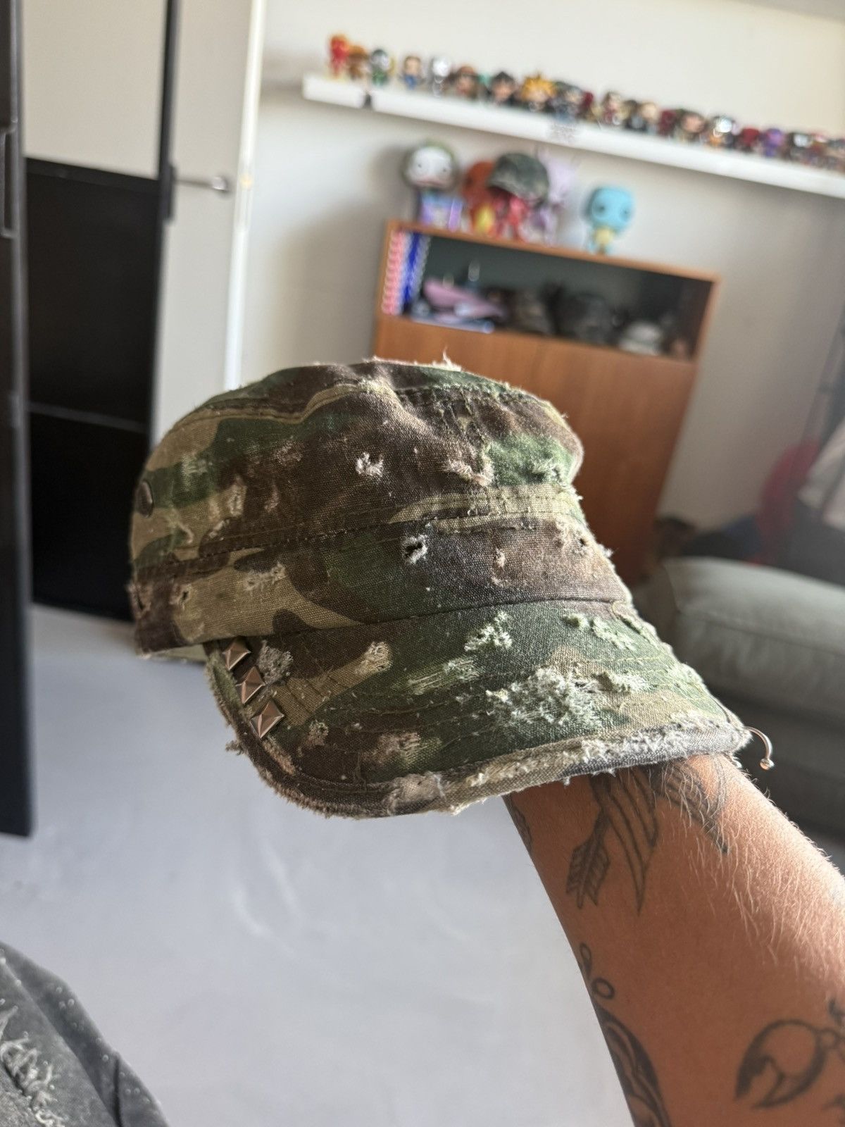 Other custom army camo cap Size ONE SIZE - 3 Thumbnail