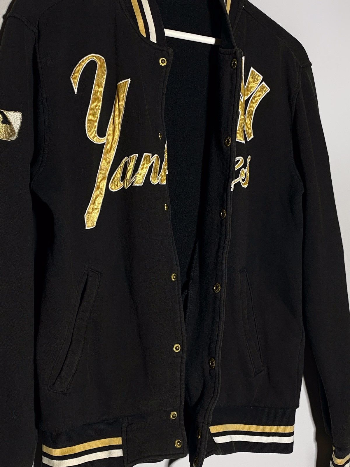 New York Yankees × Vintage Vintage 2000s New York Yankees MLB Majestic Bomber Jacket Size US S / EU 44-46 / 1 - 10 Thumbnail