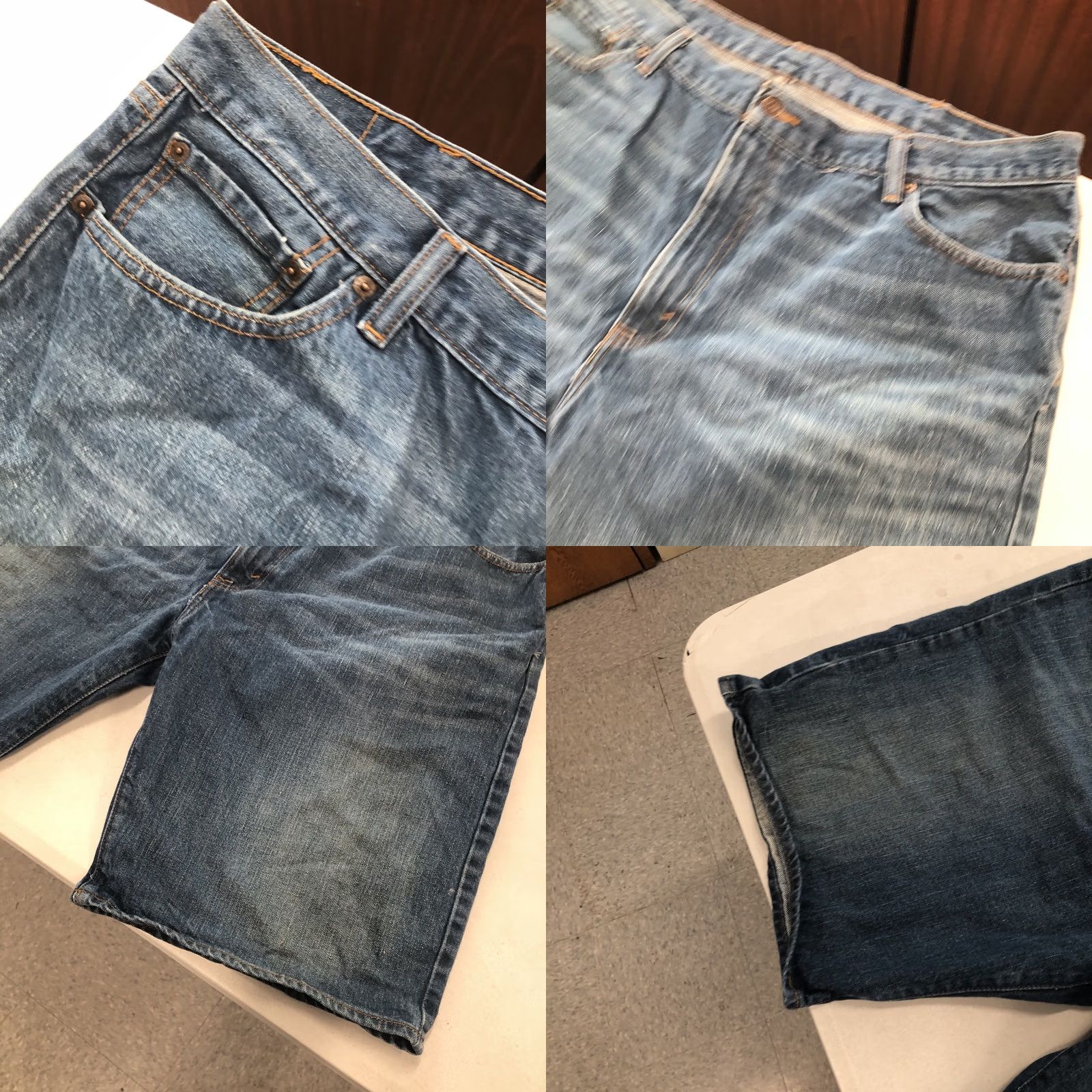 Levi's VINTAGE Levi's 505 Shorts Mens 44 Blue Relaxed Fit Straight Medium Wash Dad 90s USA Size US 44 / EU 60 - 8 Thumbnail