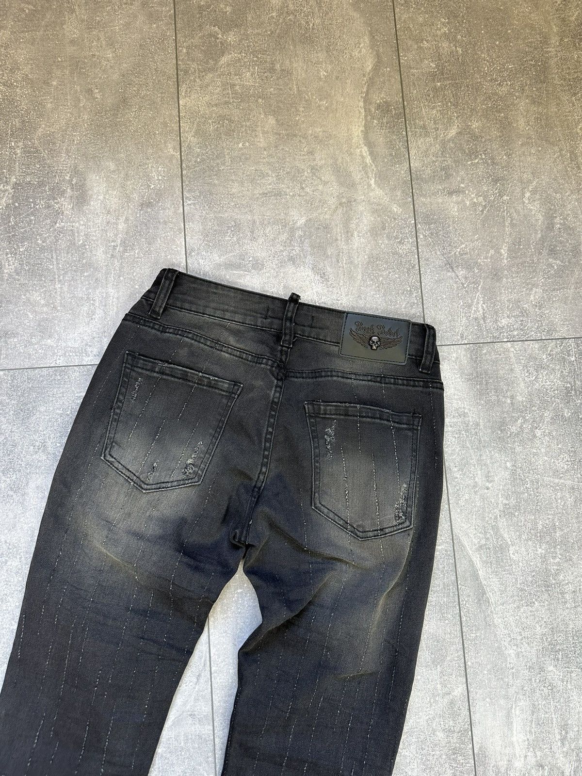 Band Tees × Hard Rock Cafe × Vintage Women’s jeans pants Rock Rebel Size 28" / US 6 / IT 42 - 10 Thumbnail